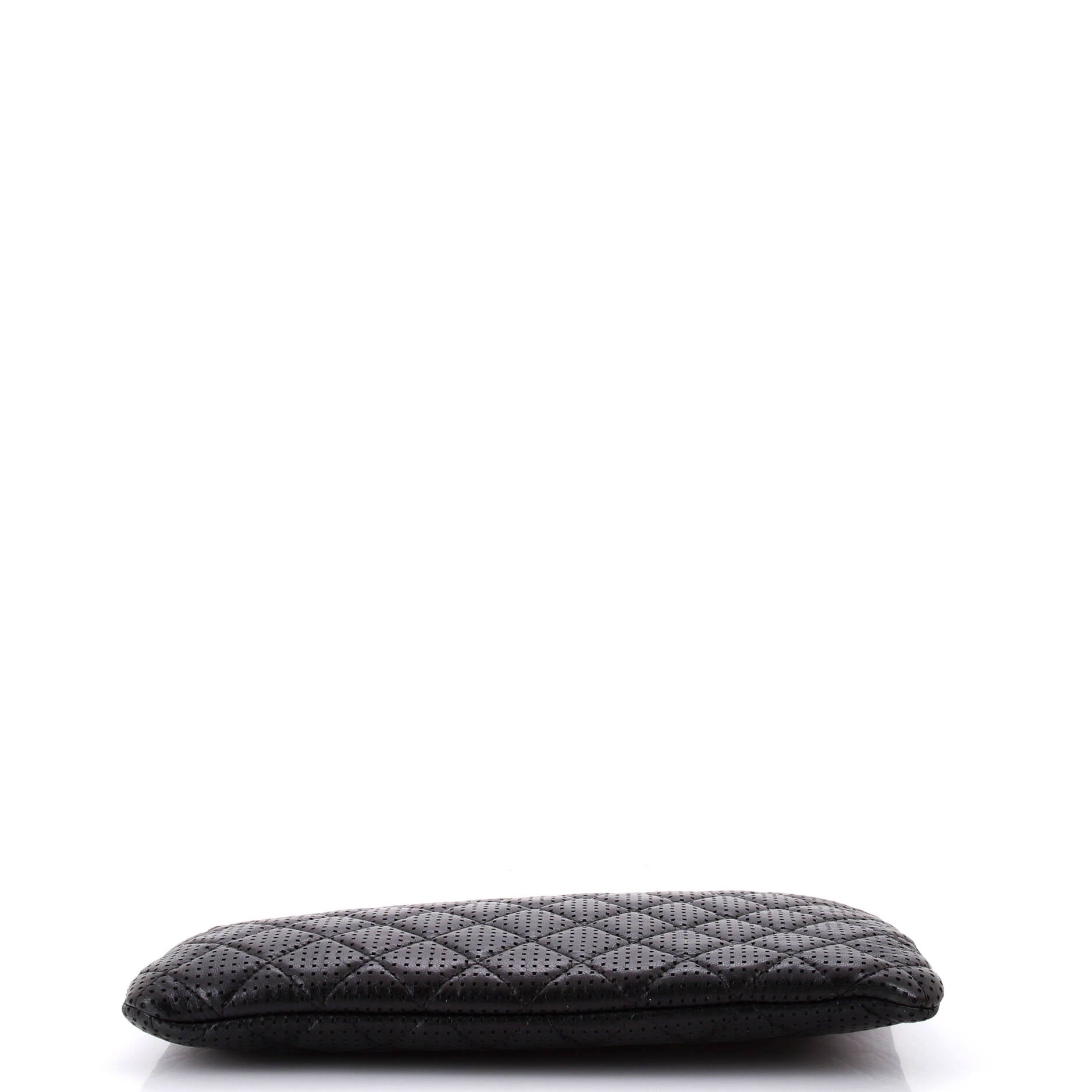 O Case Clutch Quilted Perforated Lambskin Medium