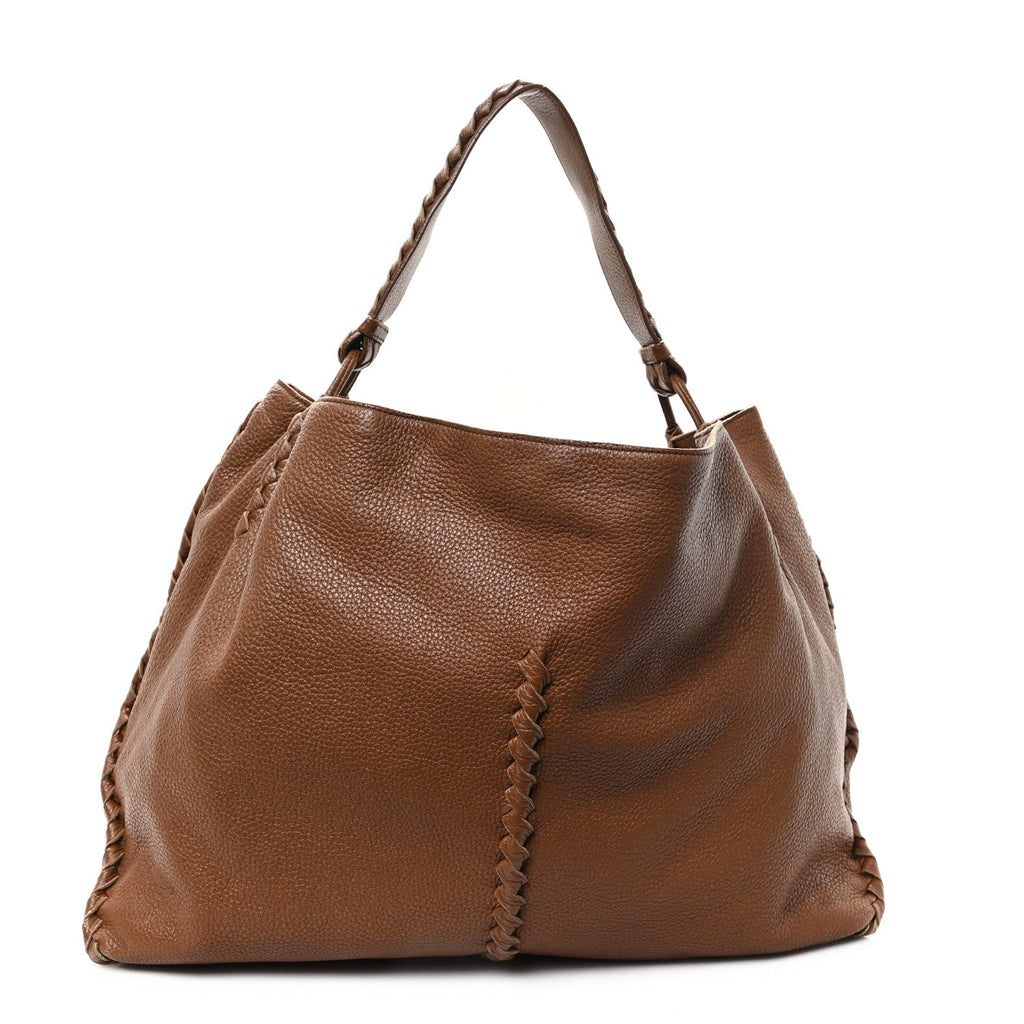Cervo Deerskin Large Hobo Brown