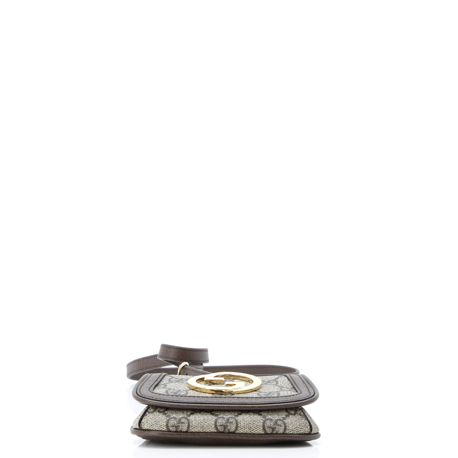 Blondie NM Card Case Wallet with Strap GG Coated Canvas