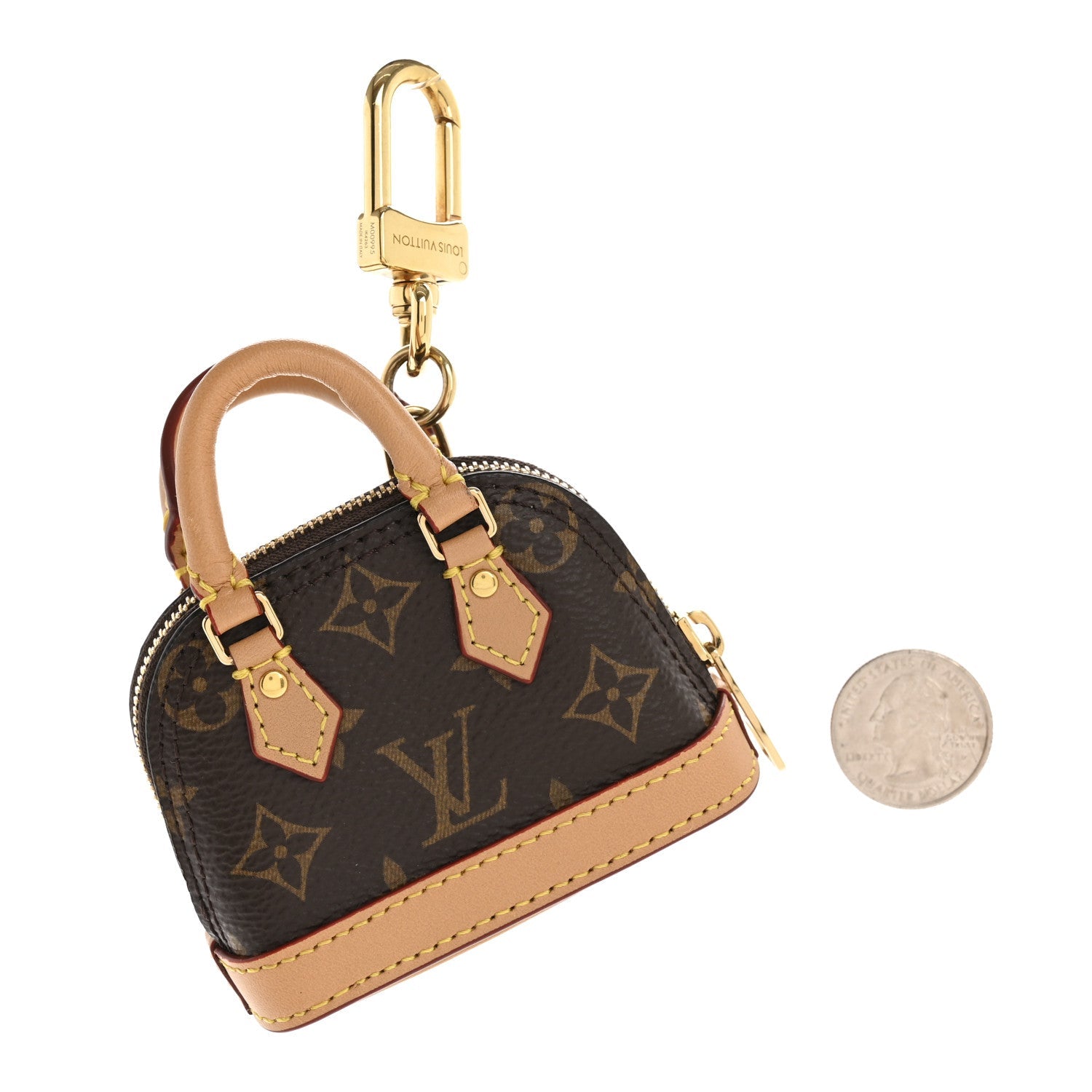 Monogram Micro Alma Bag Charm