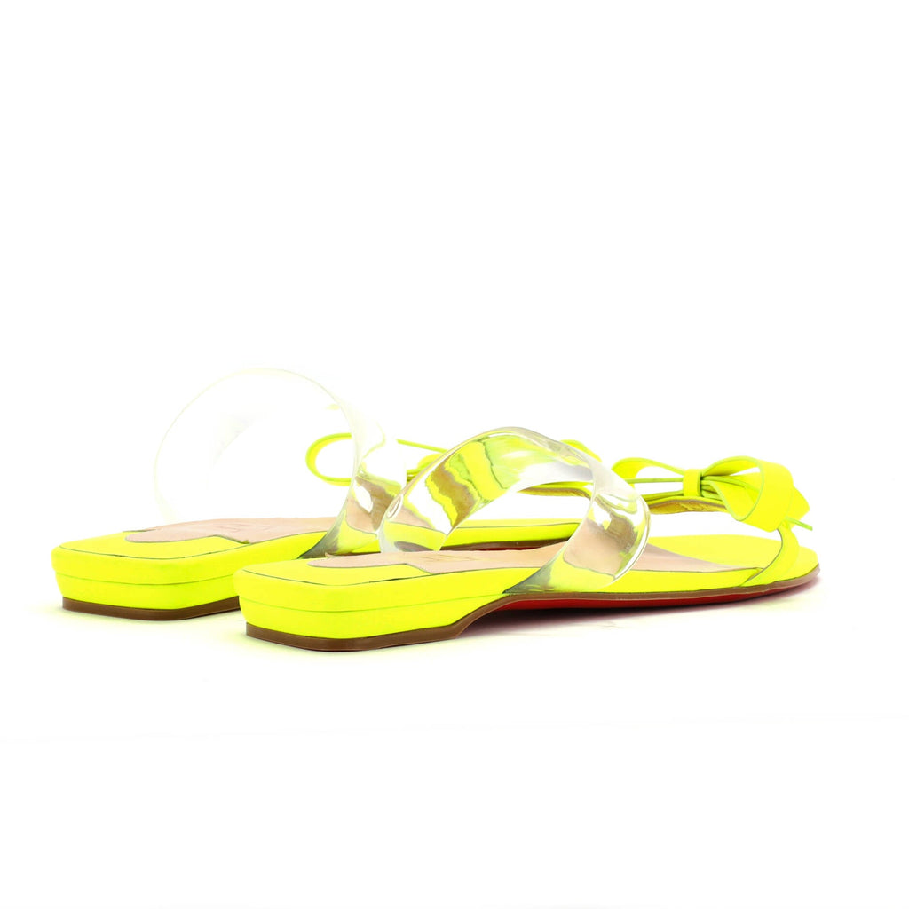 Women's Just Nodo Flat Slide Sandals Patent and PVC