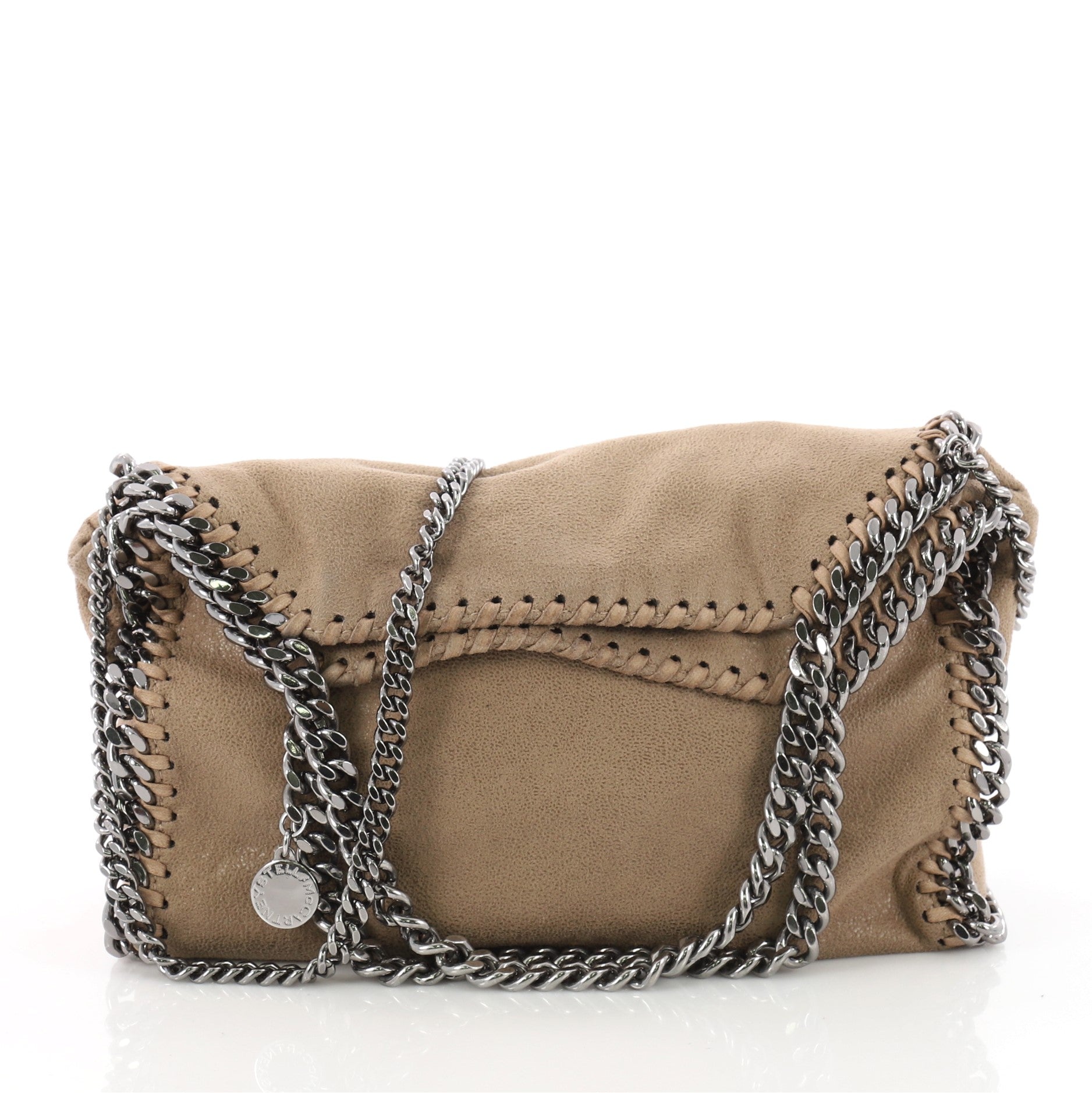 Falabella Fold Over Crossbody Bag Shaggy Deer Mini