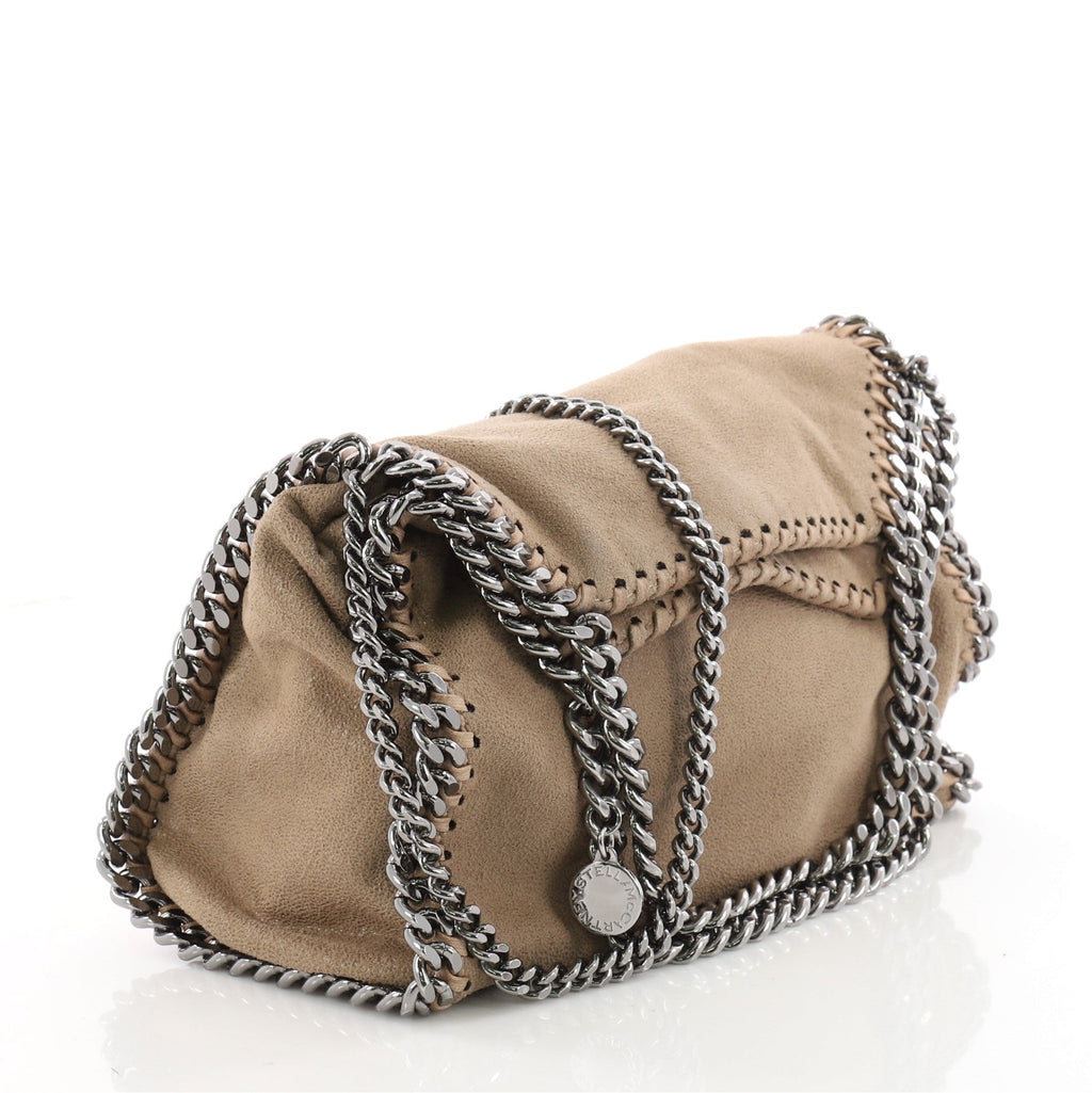 Falabella Fold Over Crossbody Bag Shaggy Deer Mini