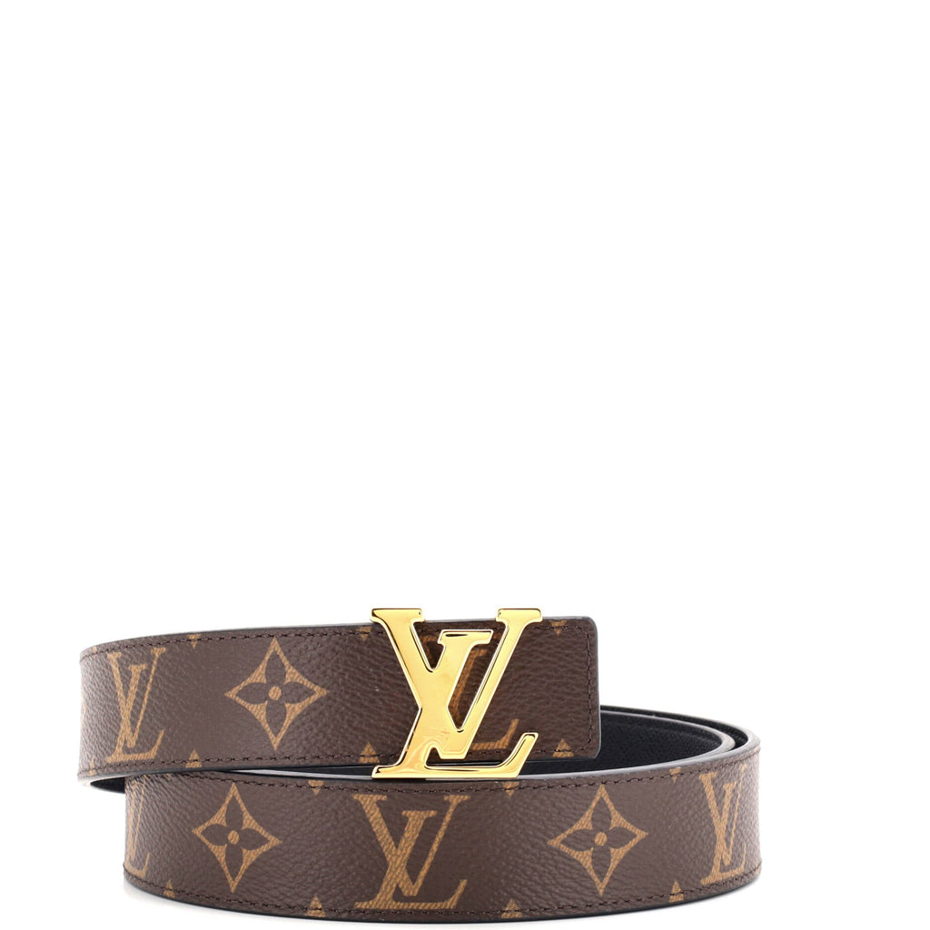 LV Iconic Reversible Belt Monogram Canvas and Leather Medium
