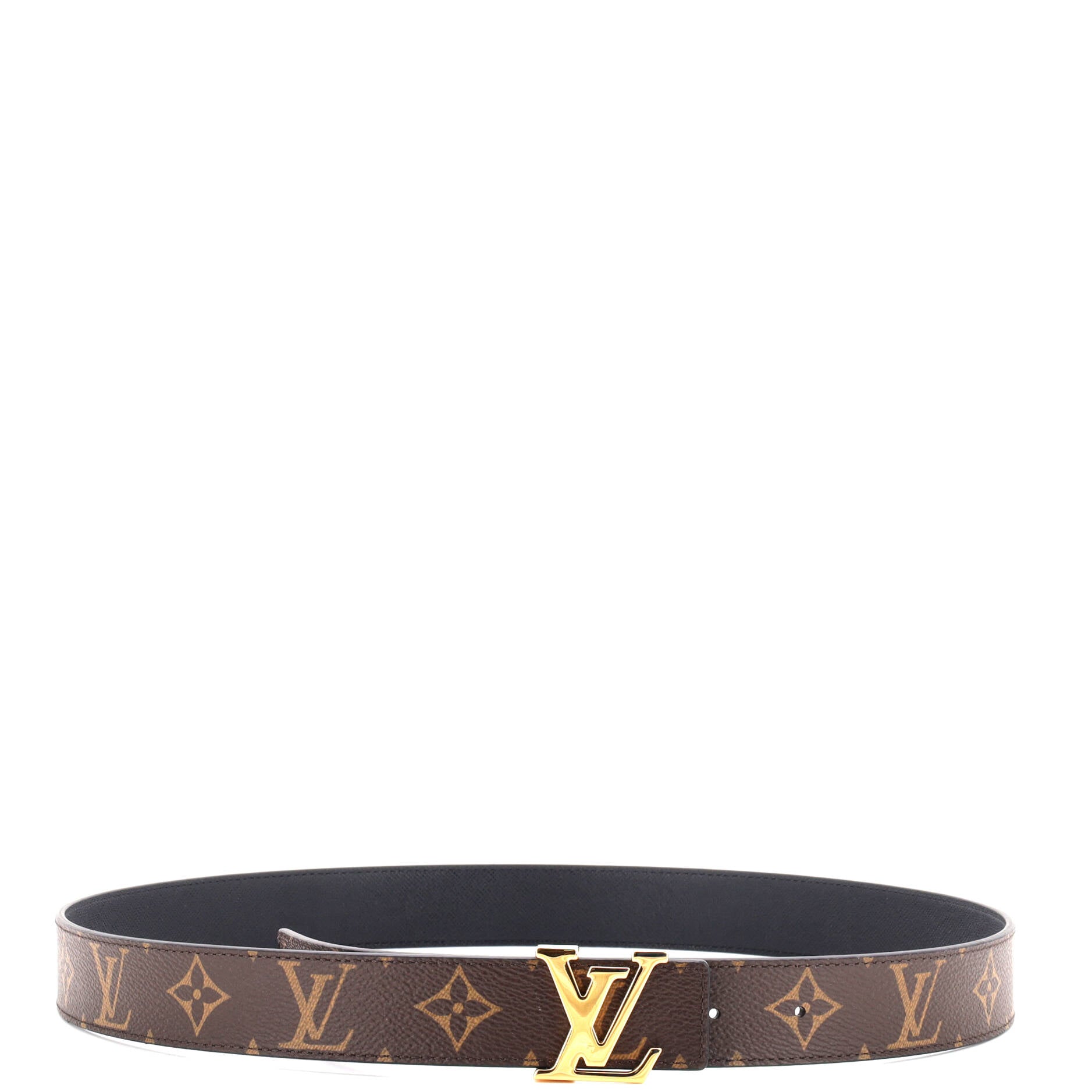 LV Iconic Reversible Belt Monogram Canvas and Leather Medium