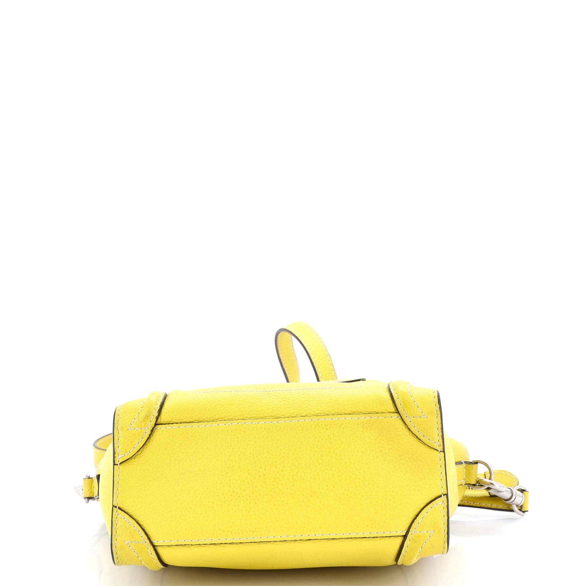 Luggage Bag Grainy Leather Nano