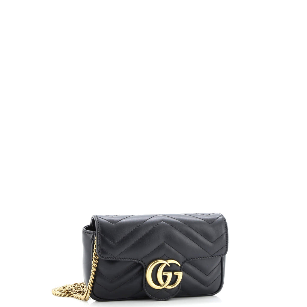 GG Marmont Flap Bag Matelasse Leather Super Mini