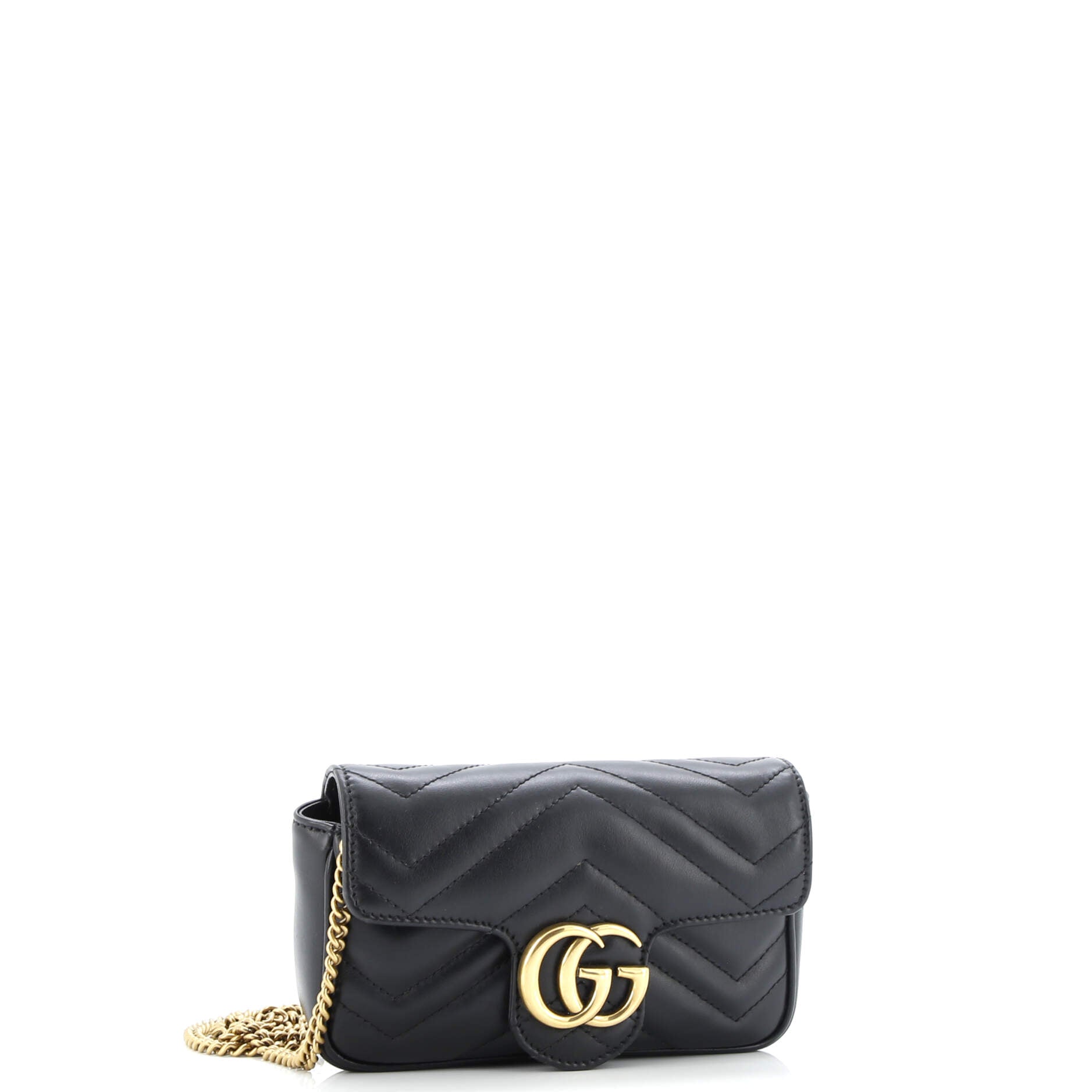 GG Marmont Flap Bag Matelasse Leather Super Mini