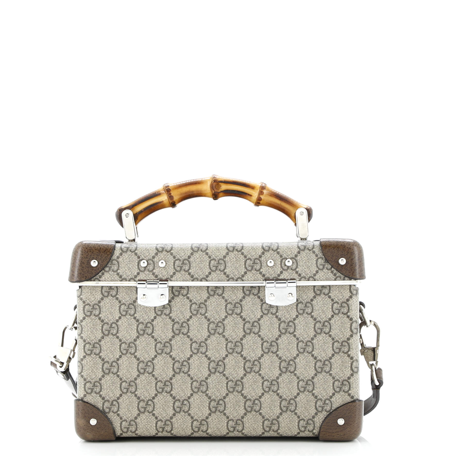 Bamboo Globe-Trotter Vanity Case GG Coated Canvas