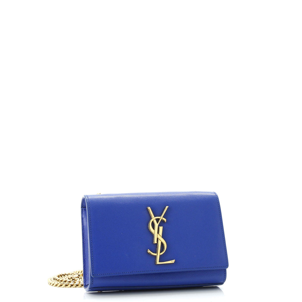 Classic Monogram Crossbody Bag Grainy Leather Small