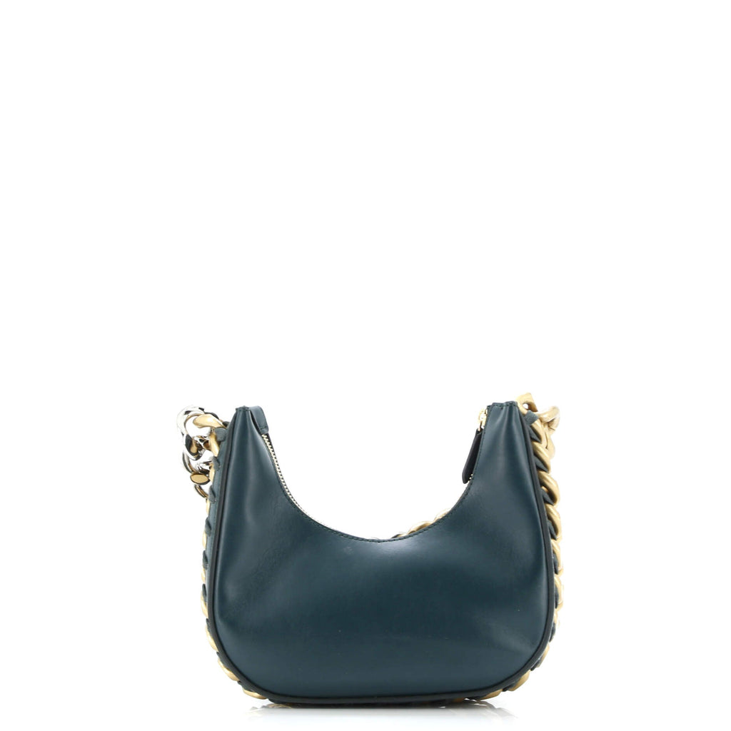 Frayme Zipped Hobo Bag Faux Leather Mini