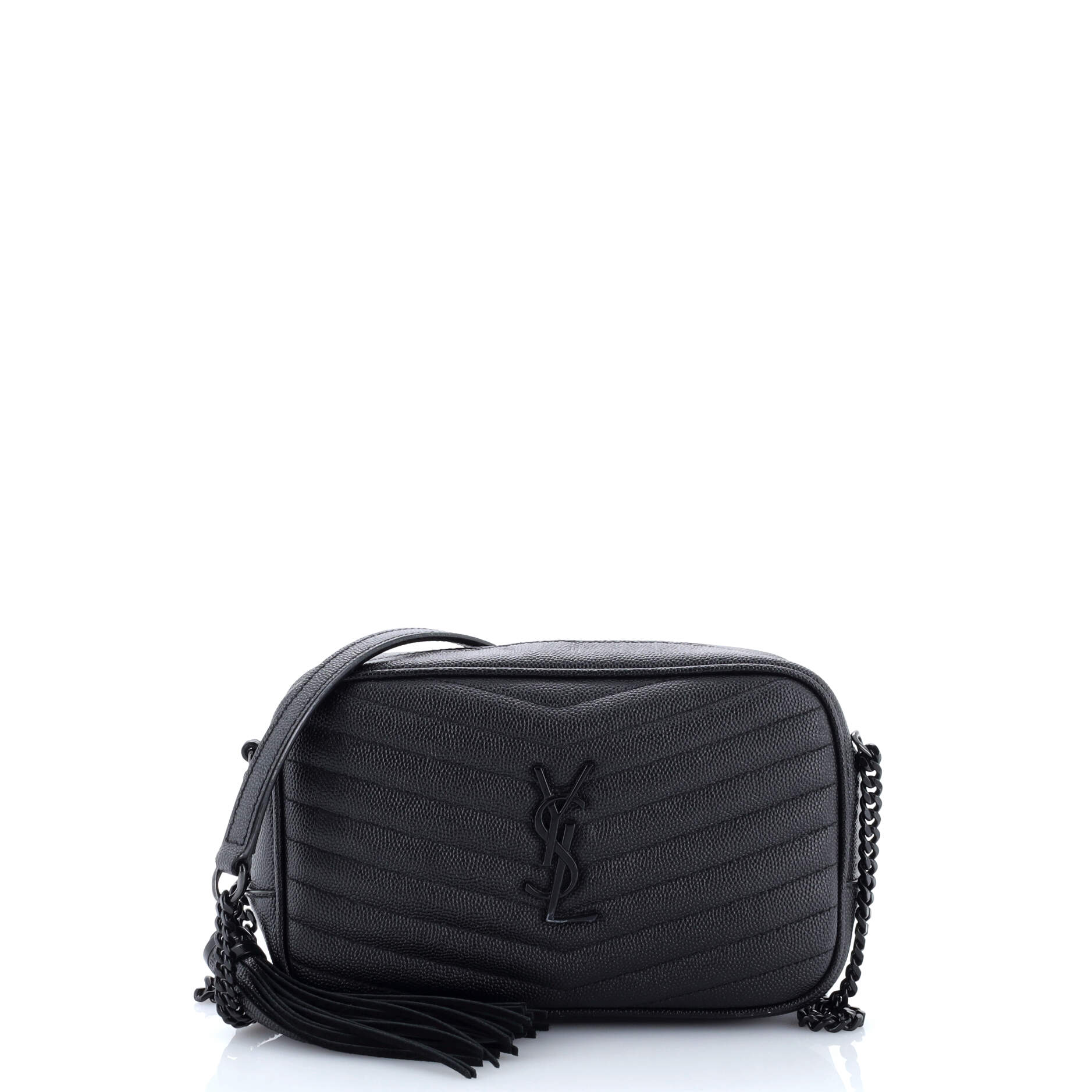 Lou Camera Bag Matelasse Chevron Leather Mini