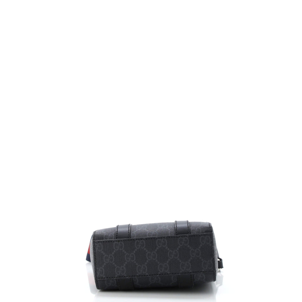 Convertible Web Open Tote GG Coated Canvas Mini