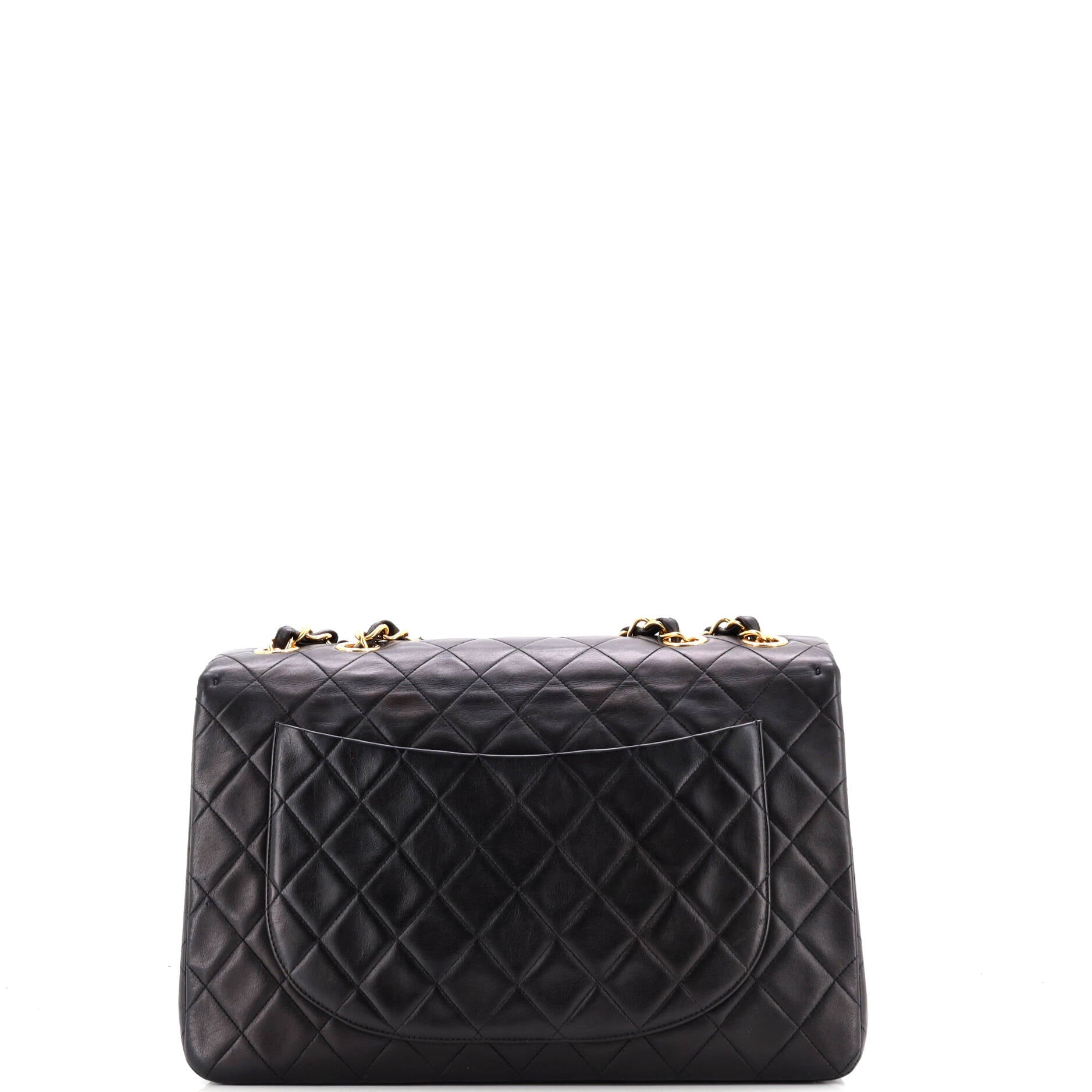 Vintage Classic Single Flap Bag Quilted Lambskin Maxi