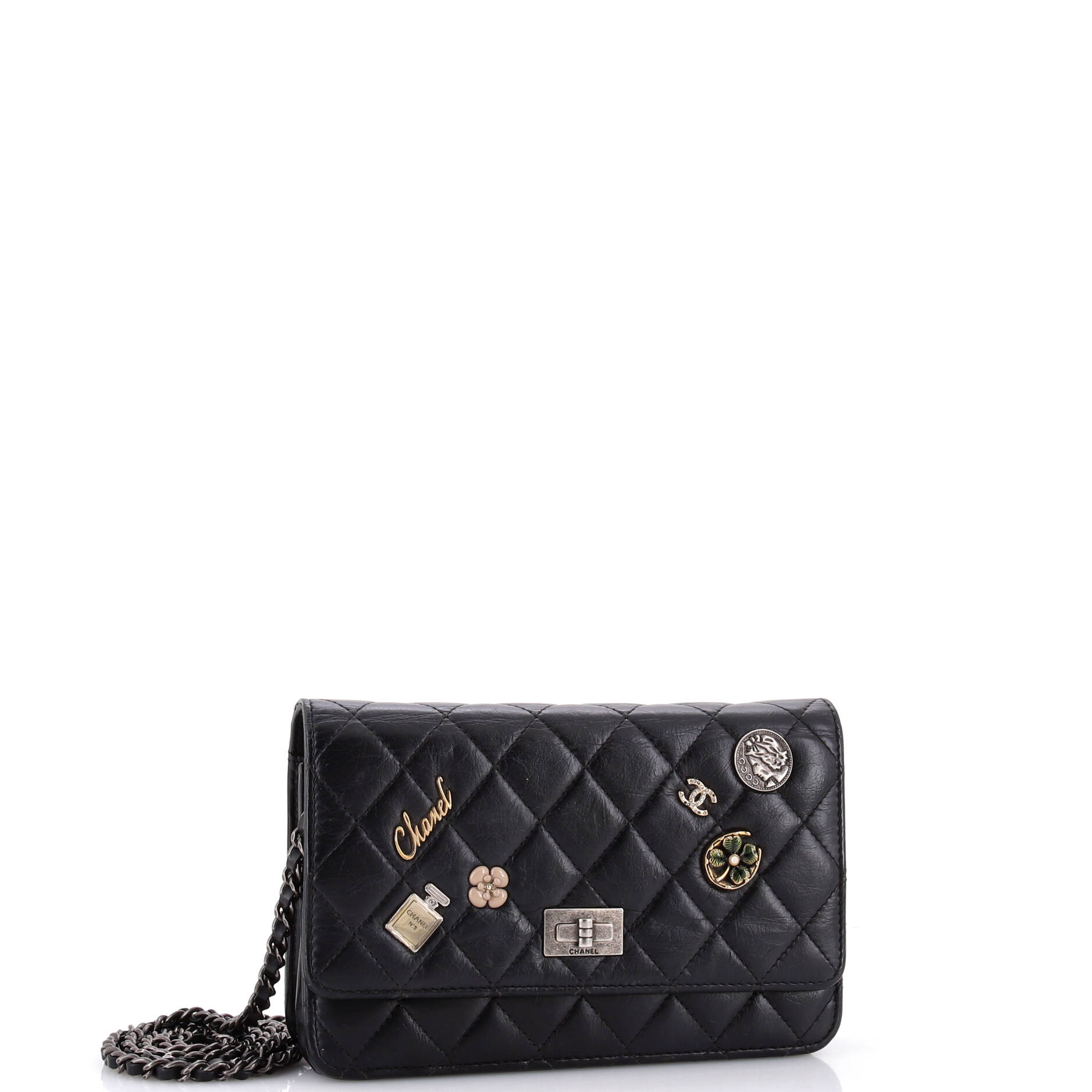 Lucky Charms Reissue 2.55 Wallet on Chain Quilted Calfskin