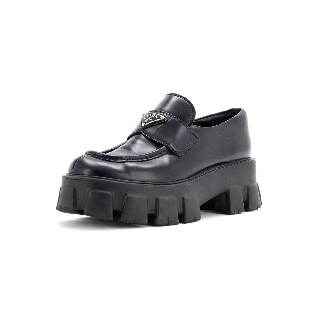 Women's Monolith Loafers Leather