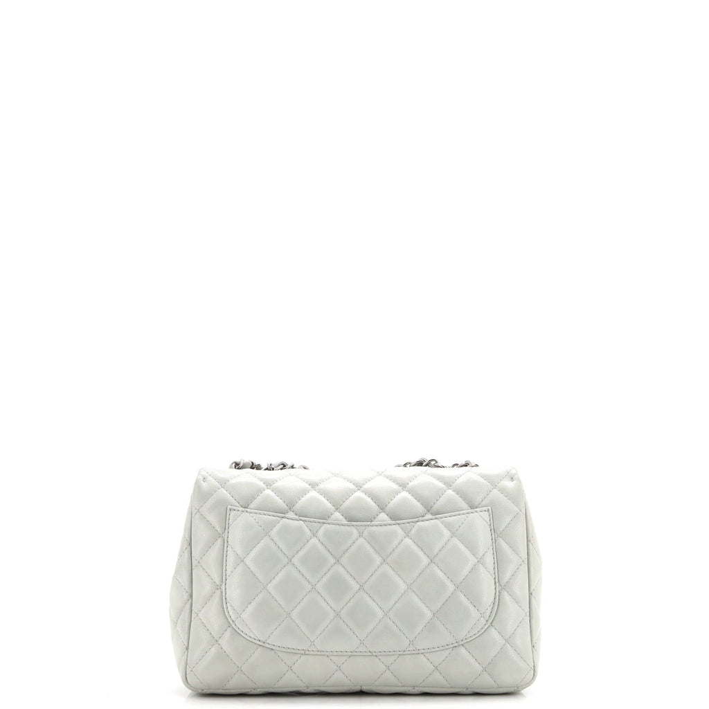 Vintage Classic Single Flap Bag Quilted Caviar Jumbo