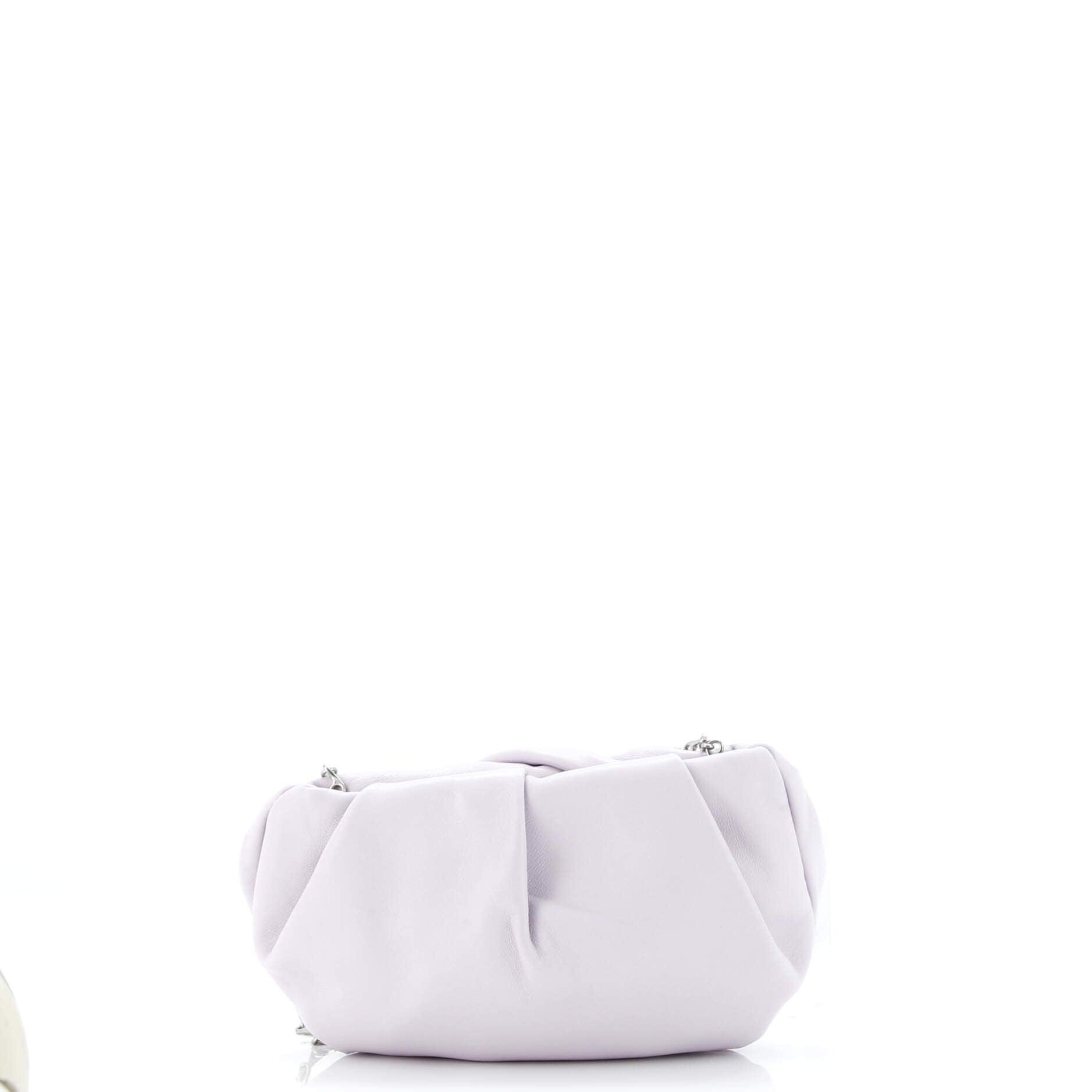 Rose Chain Clutch Leather