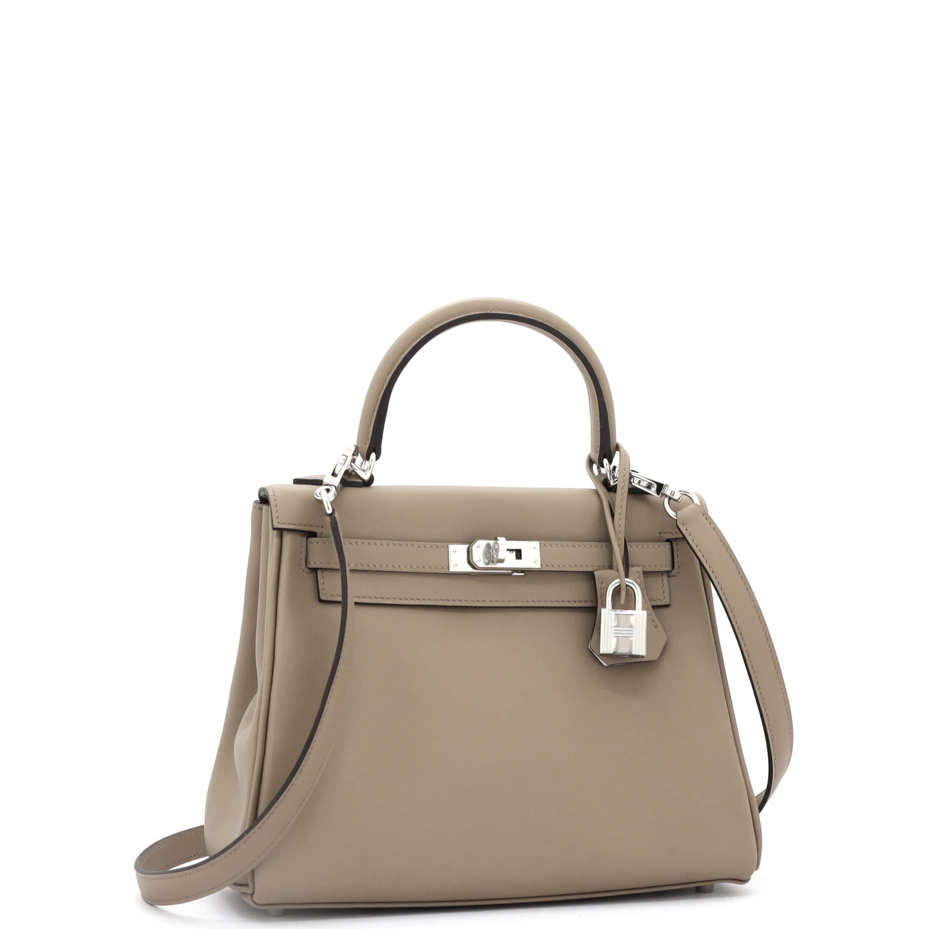 Kelly Handbag Verso Swift with Palladium Hardware 25