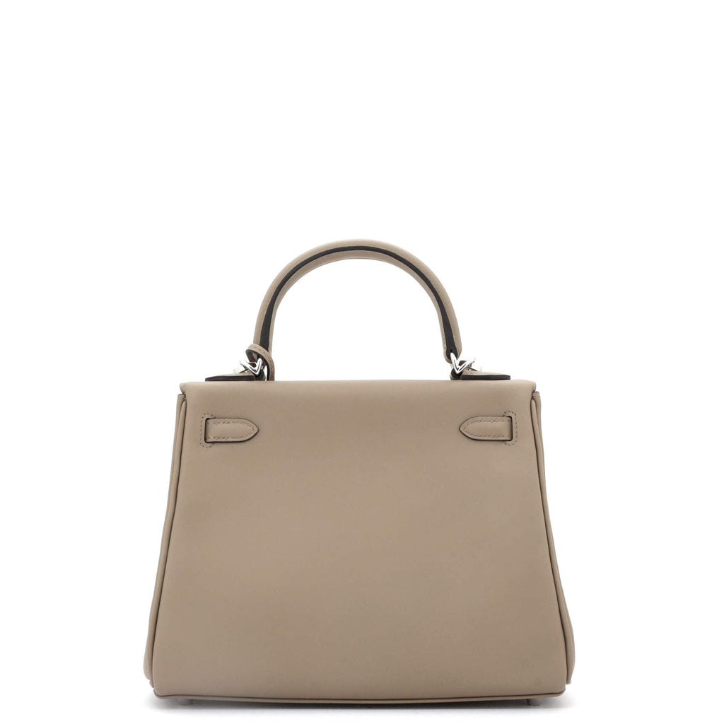 Kelly Handbag Verso Swift with Palladium Hardware 25