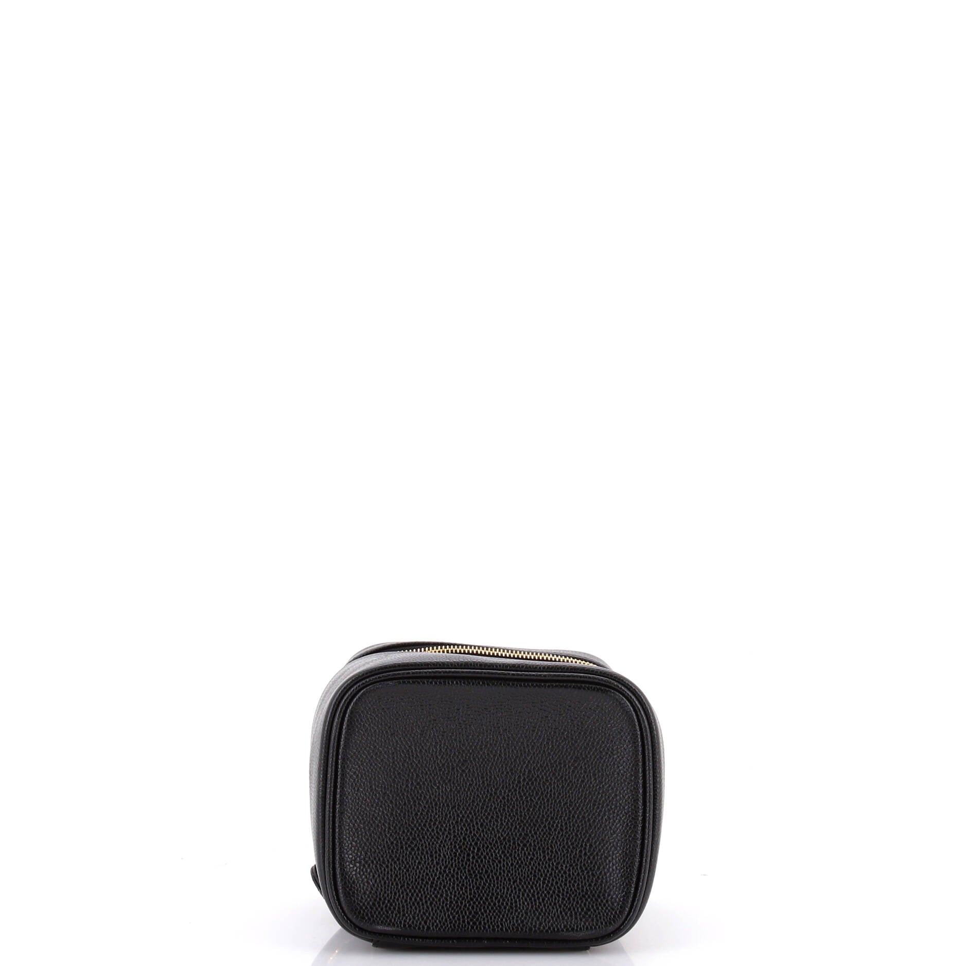 Vintage Timeless Cosmetic Case Caviar Tall