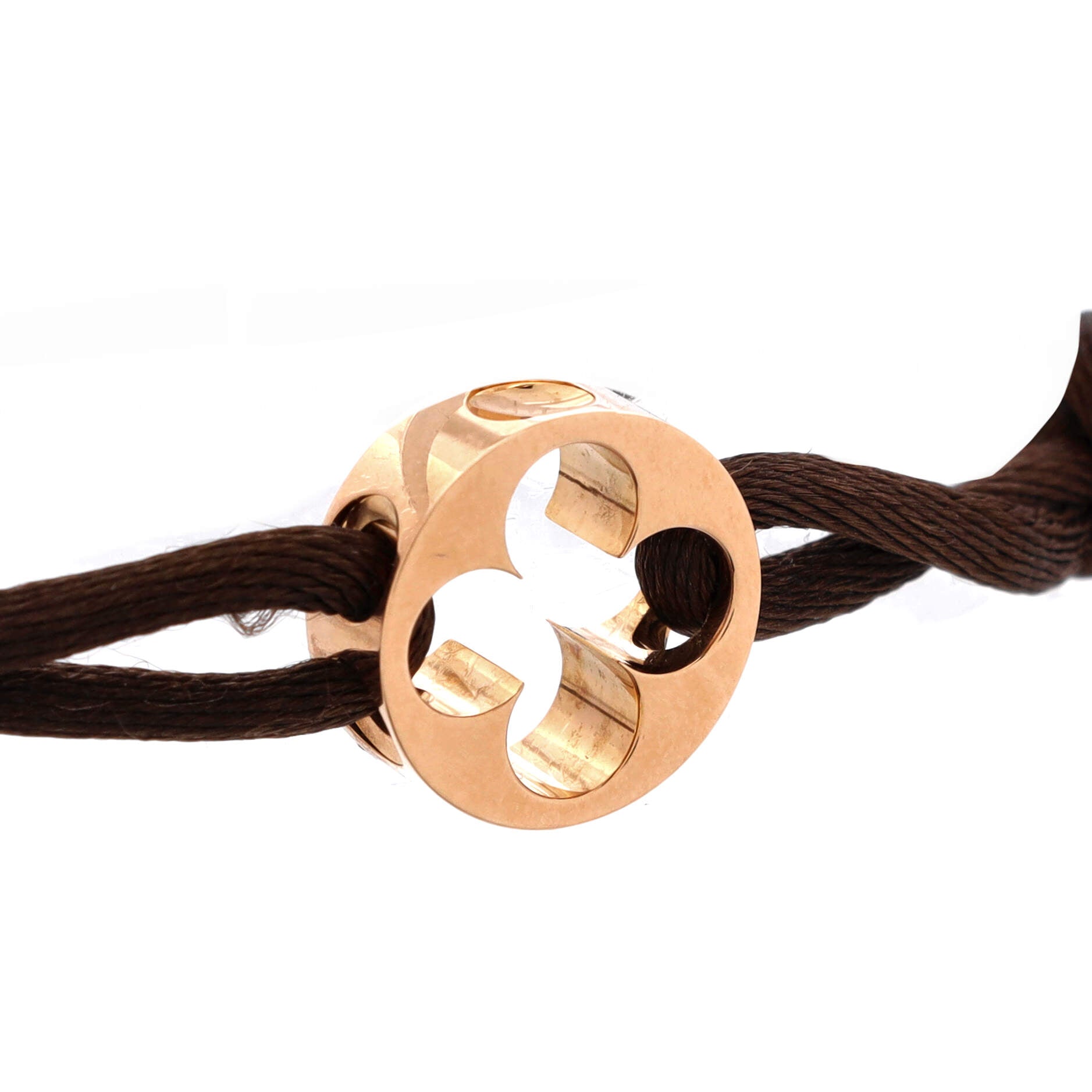 Empreinte Bracelet Silk Cord with 18K Rose Gold