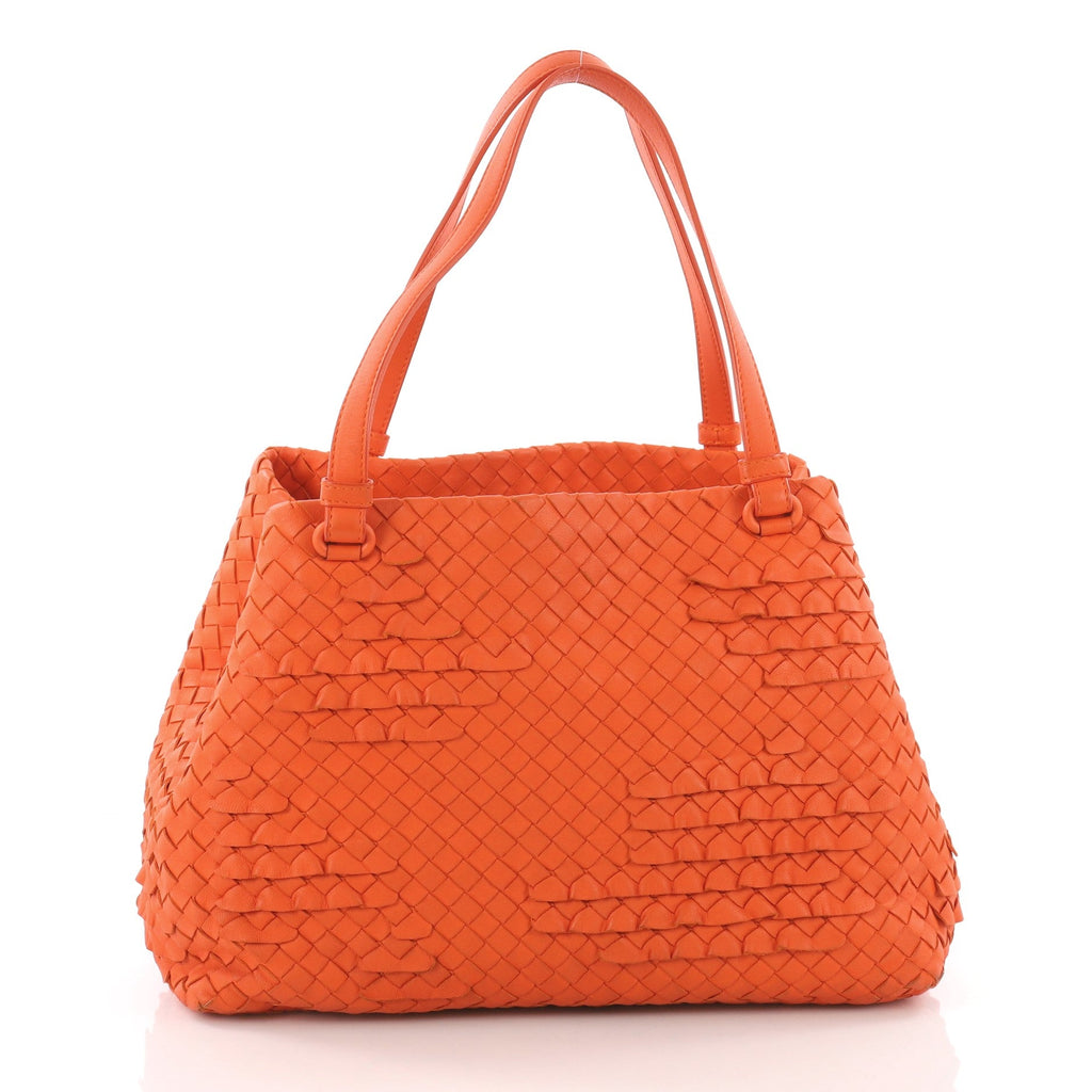Open Tote Miniode Intrecciato Nappa Small