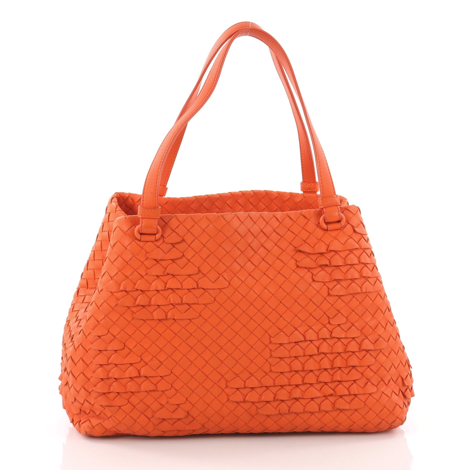 Open Tote Miniode Intrecciato Nappa Small