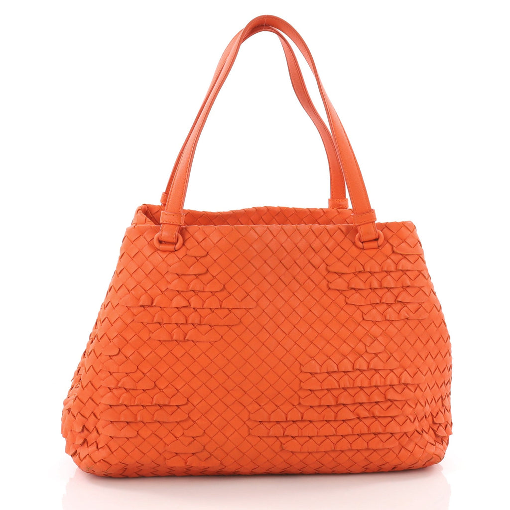 Open Tote Miniode Intrecciato Nappa Small