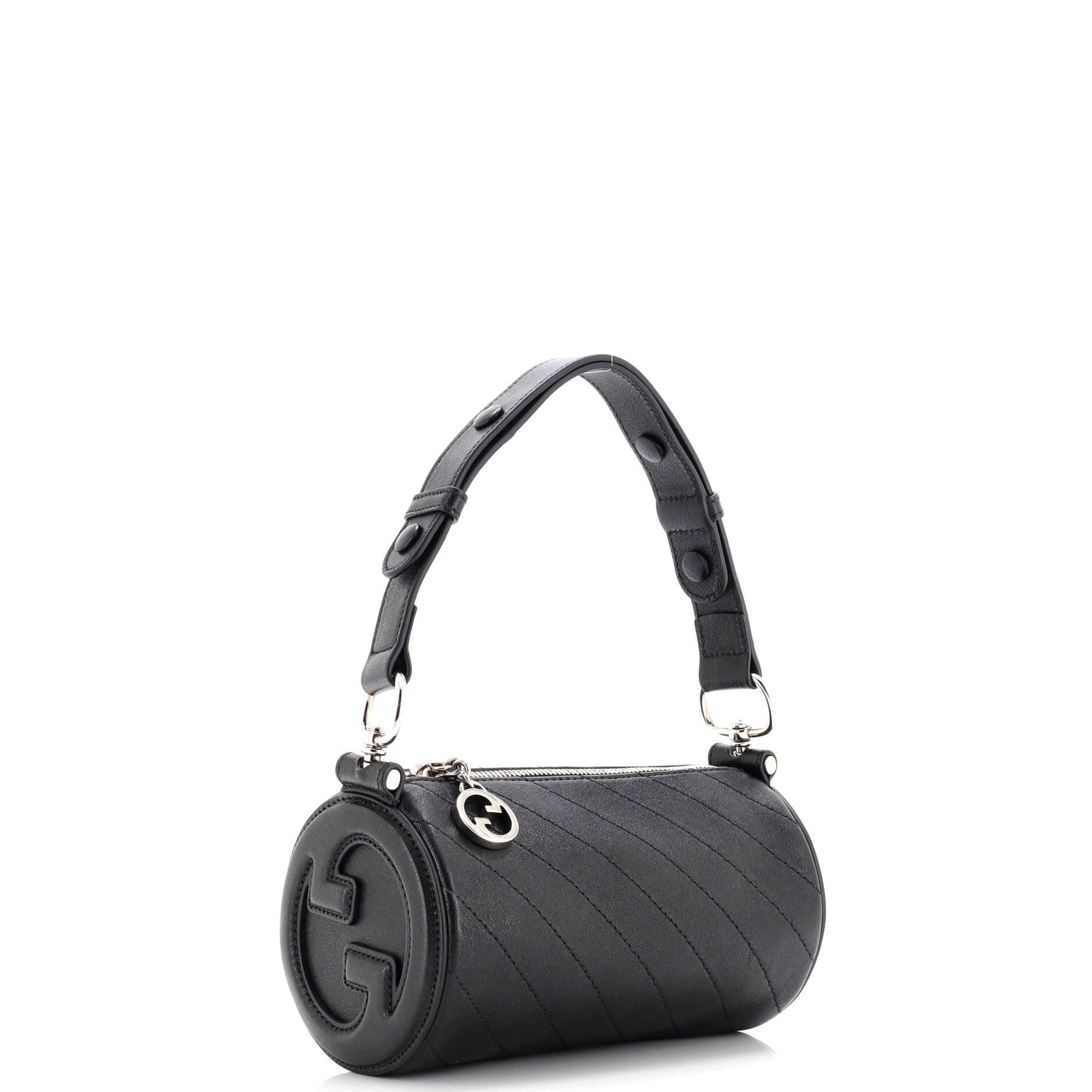 Blondie Shoulder Bag Diagonal Quilted Leather Mini