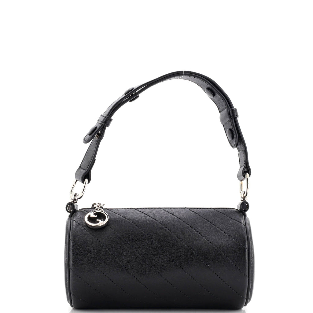 Blondie Shoulder Bag Diagonal Quilted Leather Mini