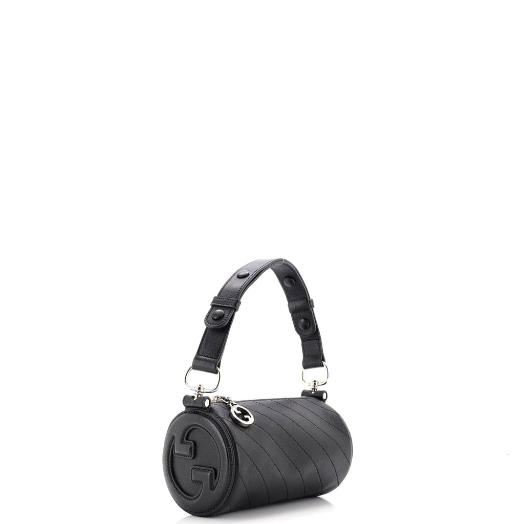 Blondie Shoulder Bag Diagonal Quilted Leather Mini