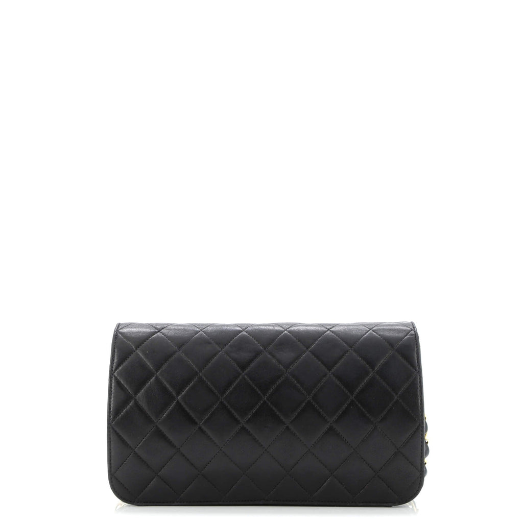 Vintage Full Flap Bag Quilted Lambskin Medium