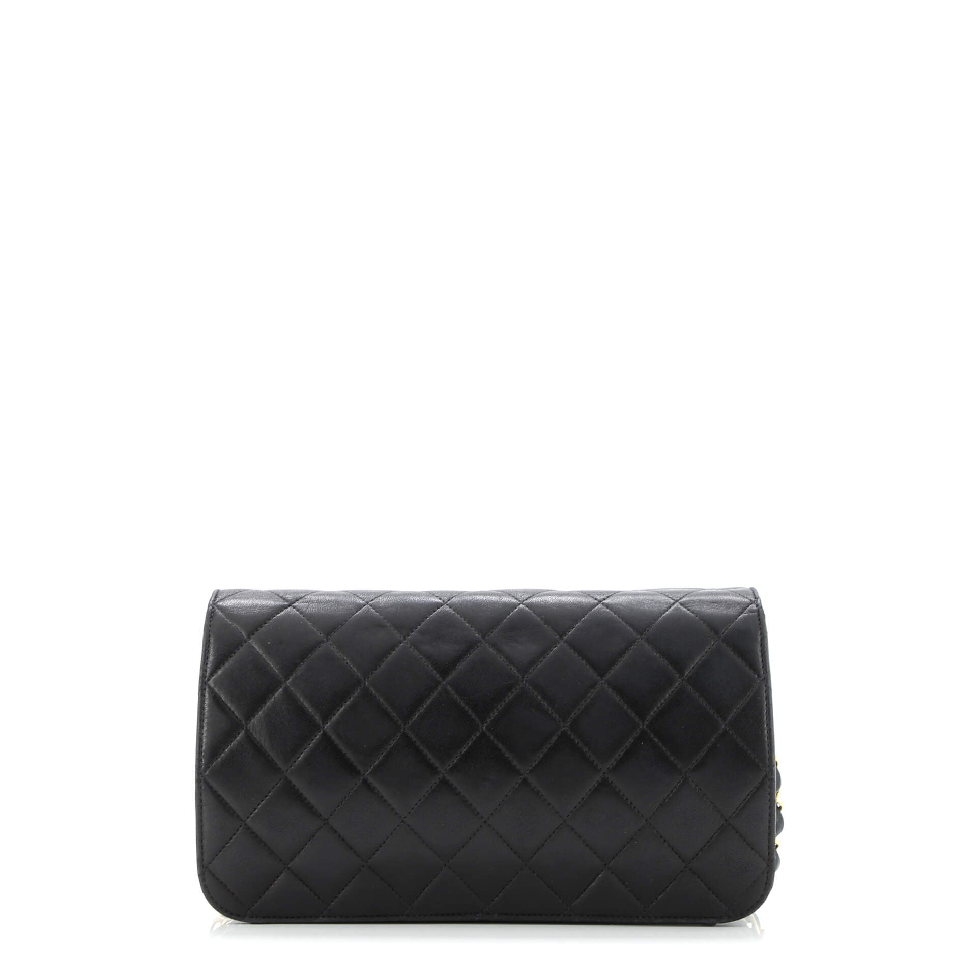 Vintage Full Flap Bag Quilted Lambskin Medium