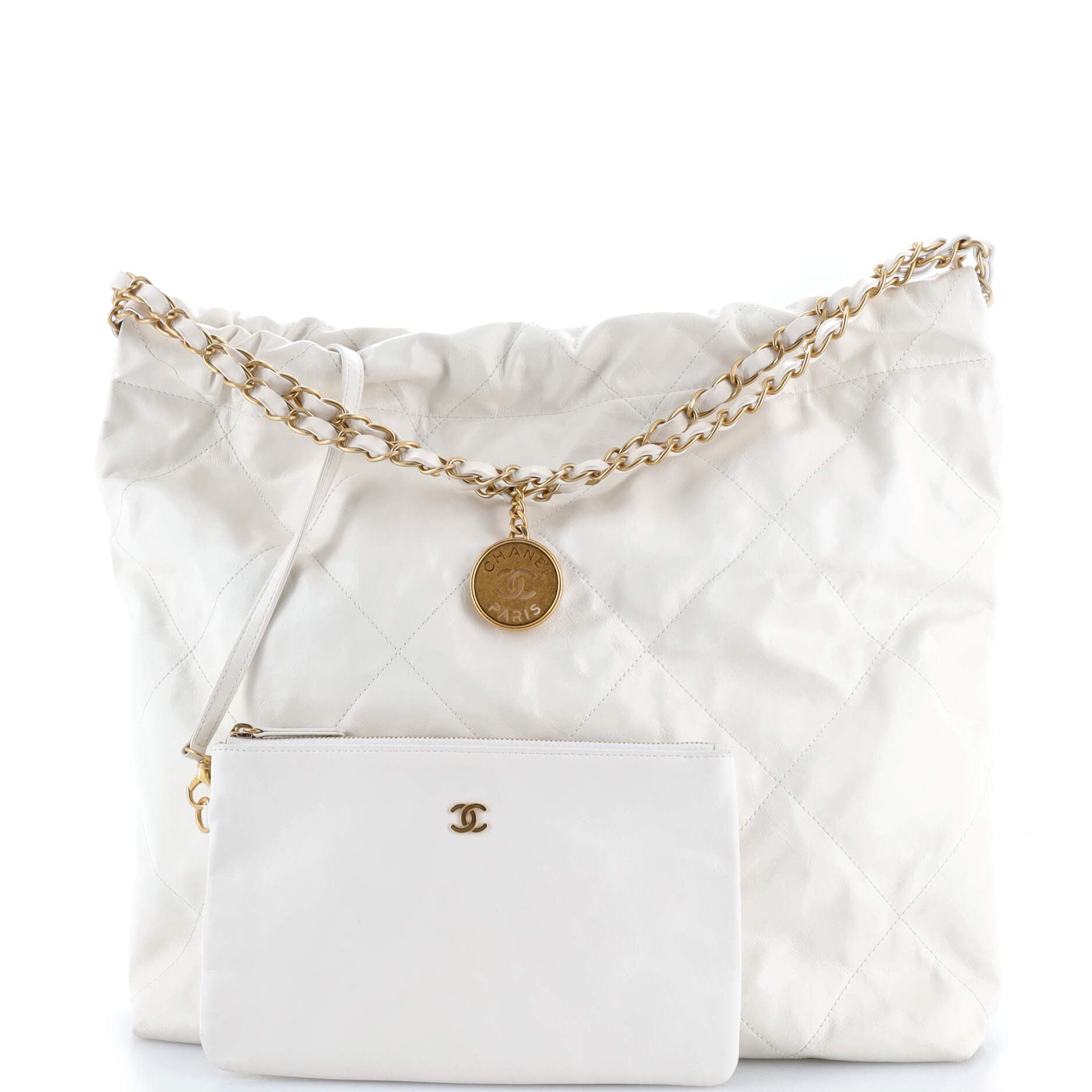 22 Chain Hobo Quilted Calfskin Medium