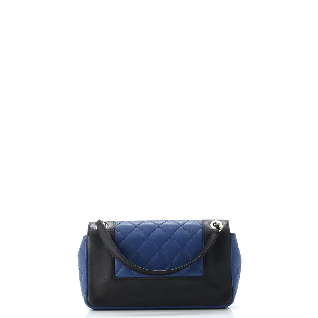 Mademoiselle Vintage Flap Bag Quilted Sheepskin Small
