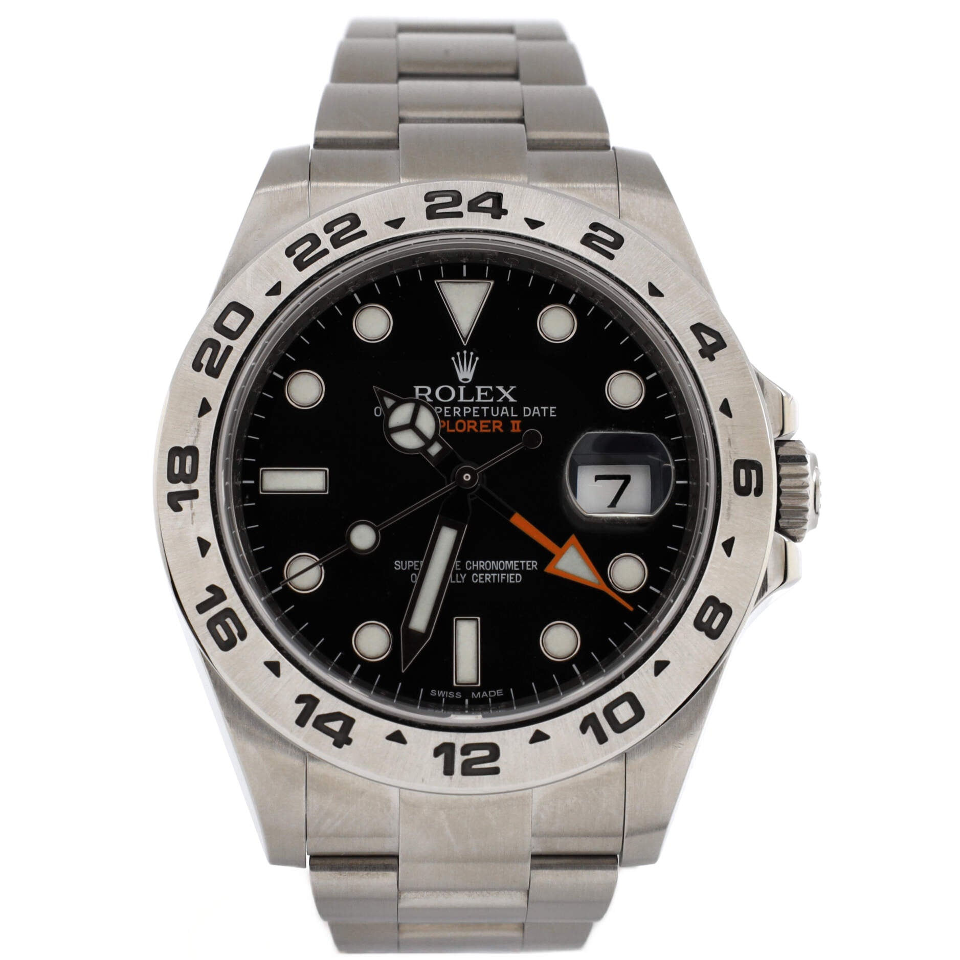 Oyster Perpetual Explorer II Automatic Watch Stainless Steel 42