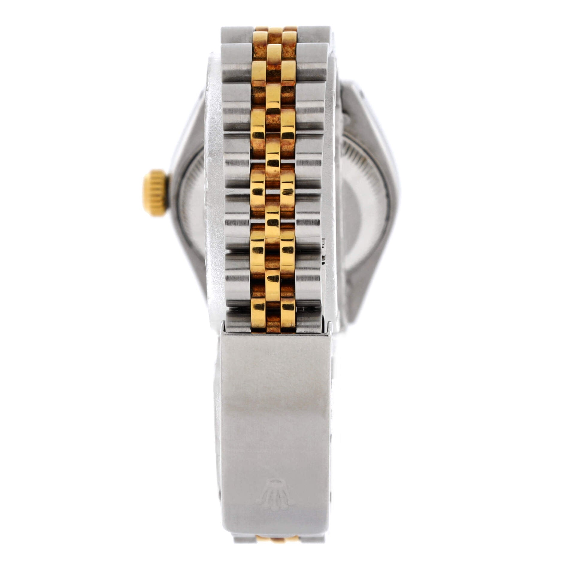 Oyster Perpetual Datejust Automatic Watch Stainless Steel and Yellow Gold with Diamond Markers 26