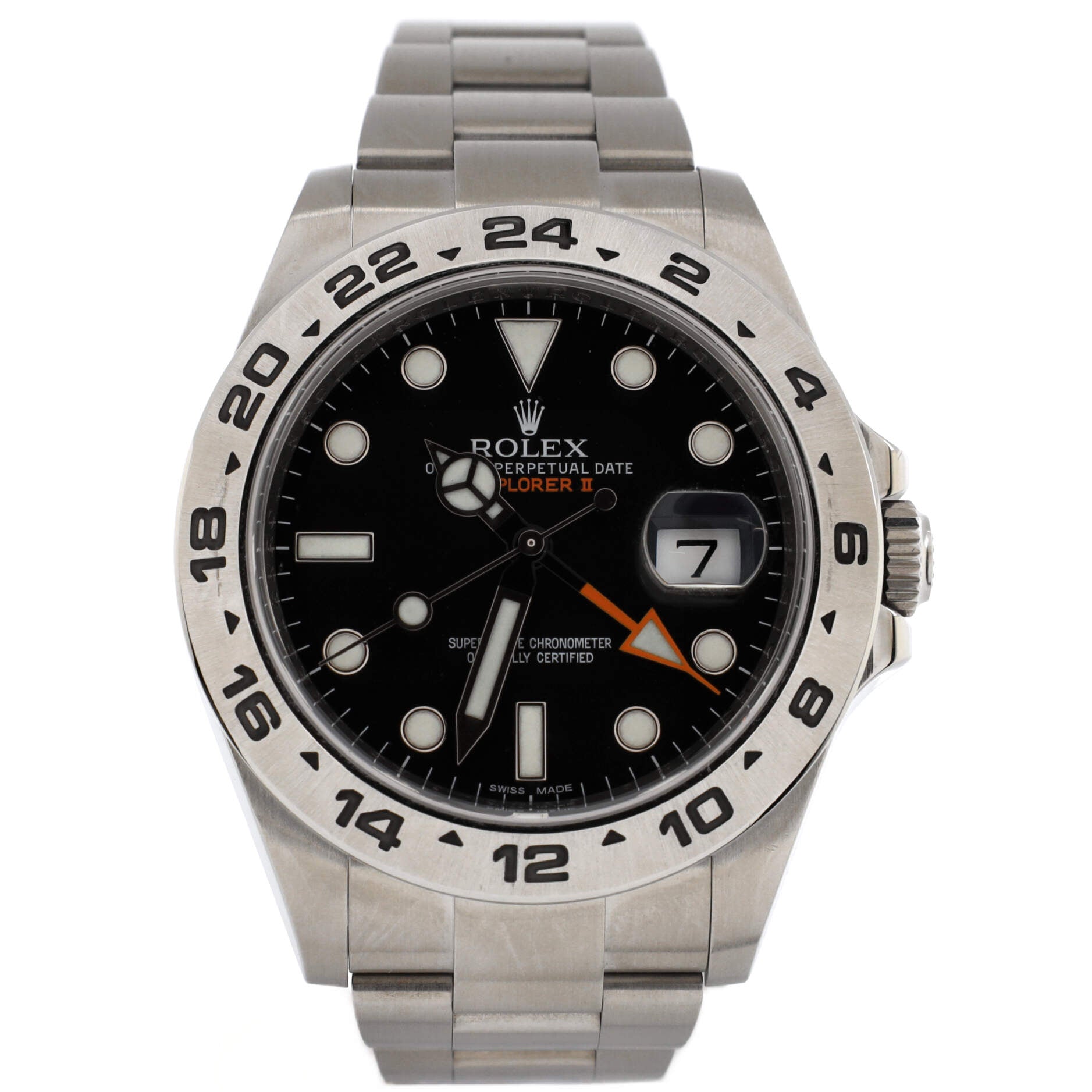 Oyster Perpetual Explorer II Automatic Watch Stainless Steel 42