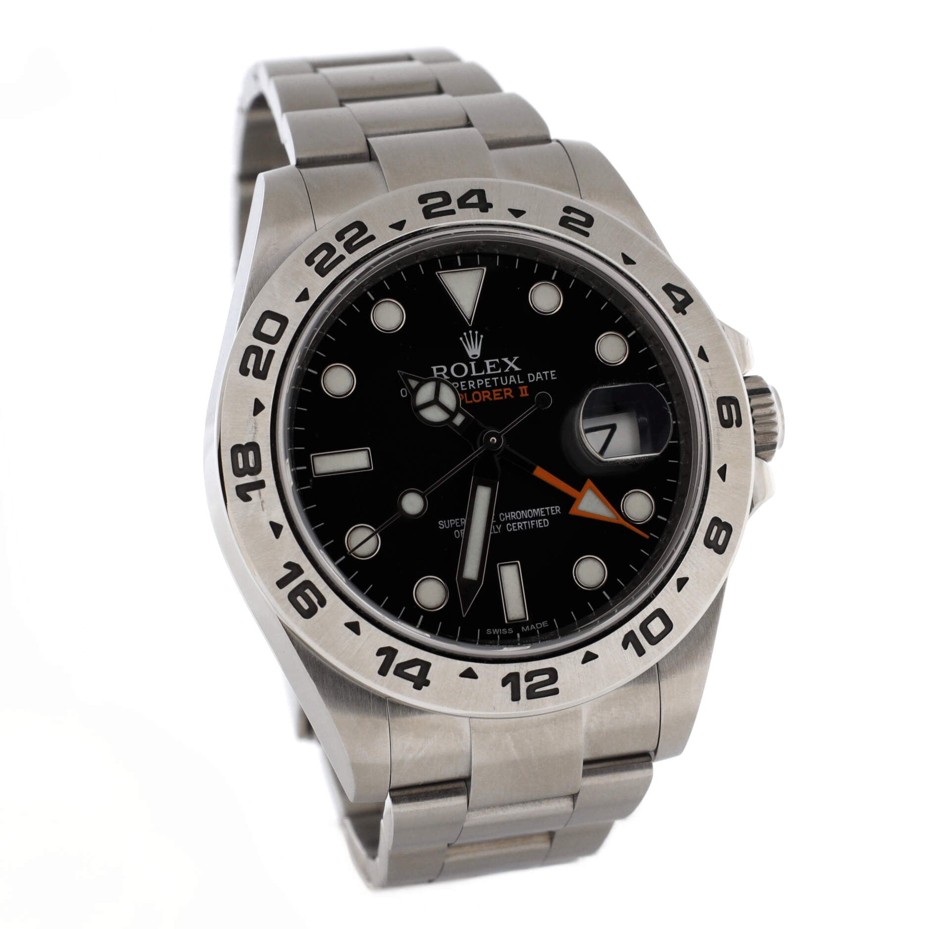 Oyster Perpetual Explorer II Automatic Watch Stainless Steel 42
