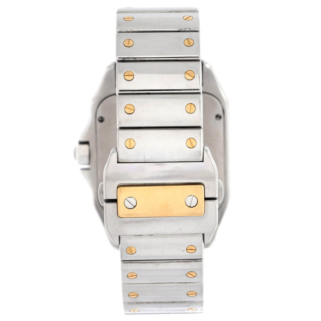 Santos 100 Automatic Watch Stainless Steel and Yellow Gold 40