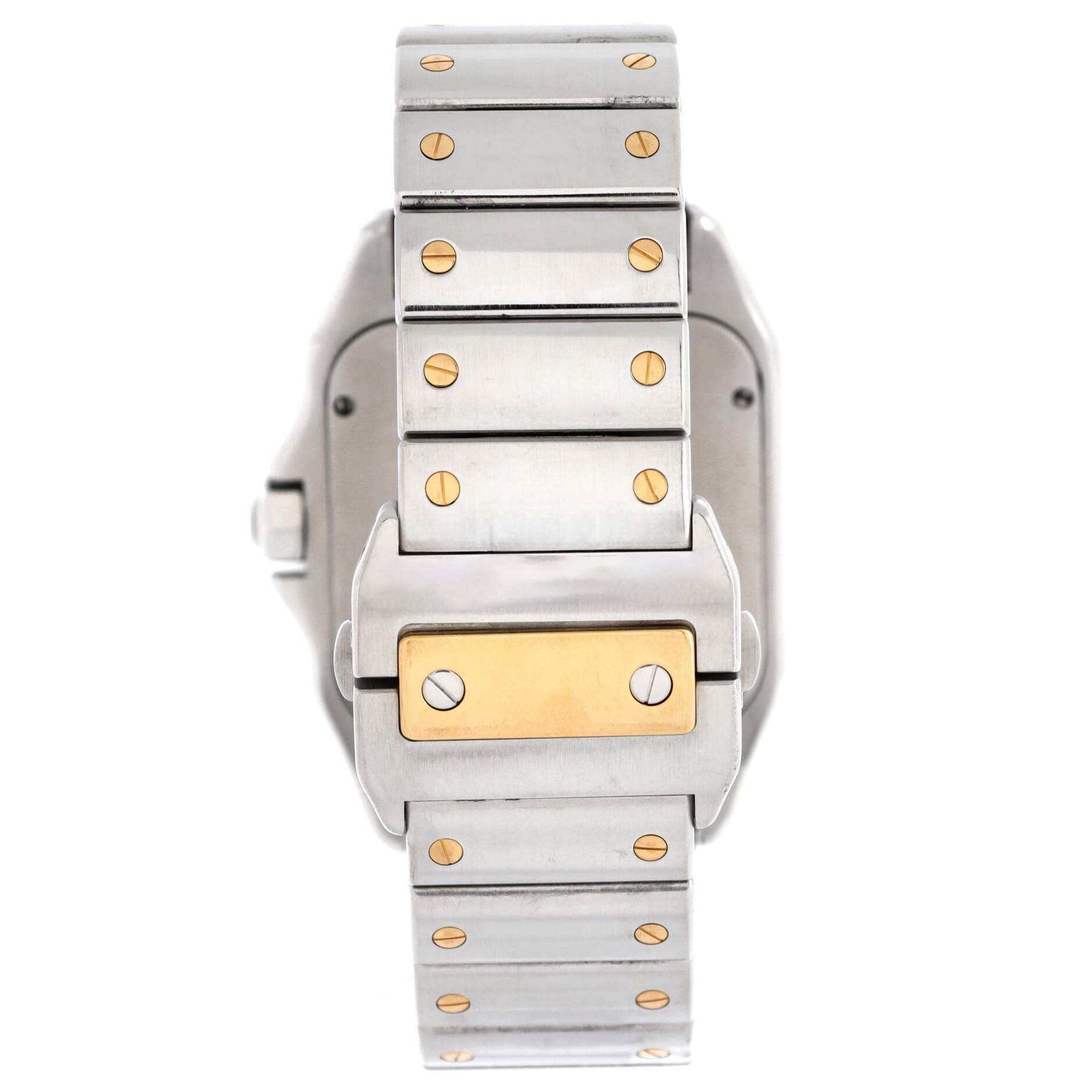 Santos 100 Automatic Watch Stainless Steel and Yellow Gold 40