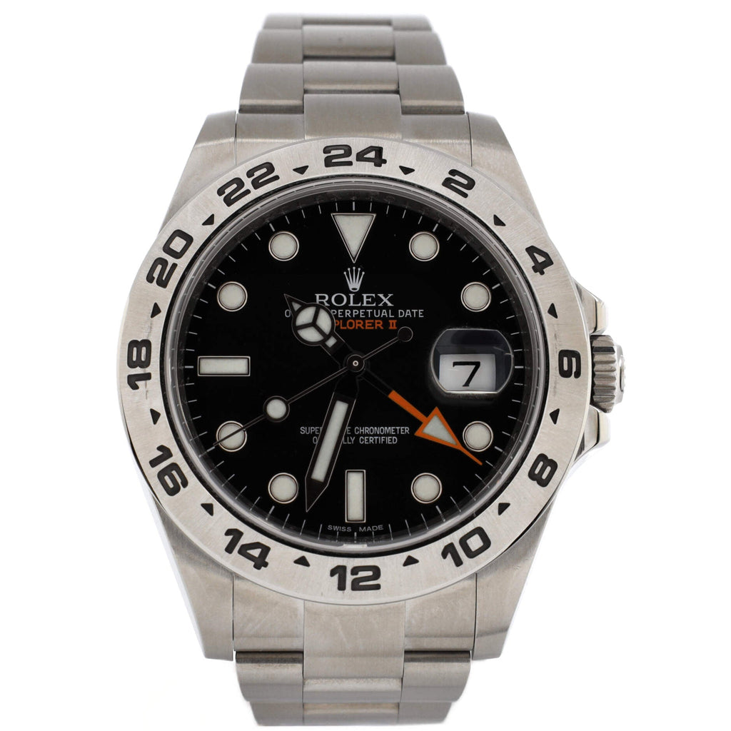 Oyster Perpetual Explorer II Automatic Watch Stainless Steel 42