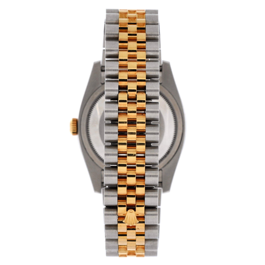 Oyster Perpetual Datejust Automatic Watch Stainless Steel and Yellow Gold 36