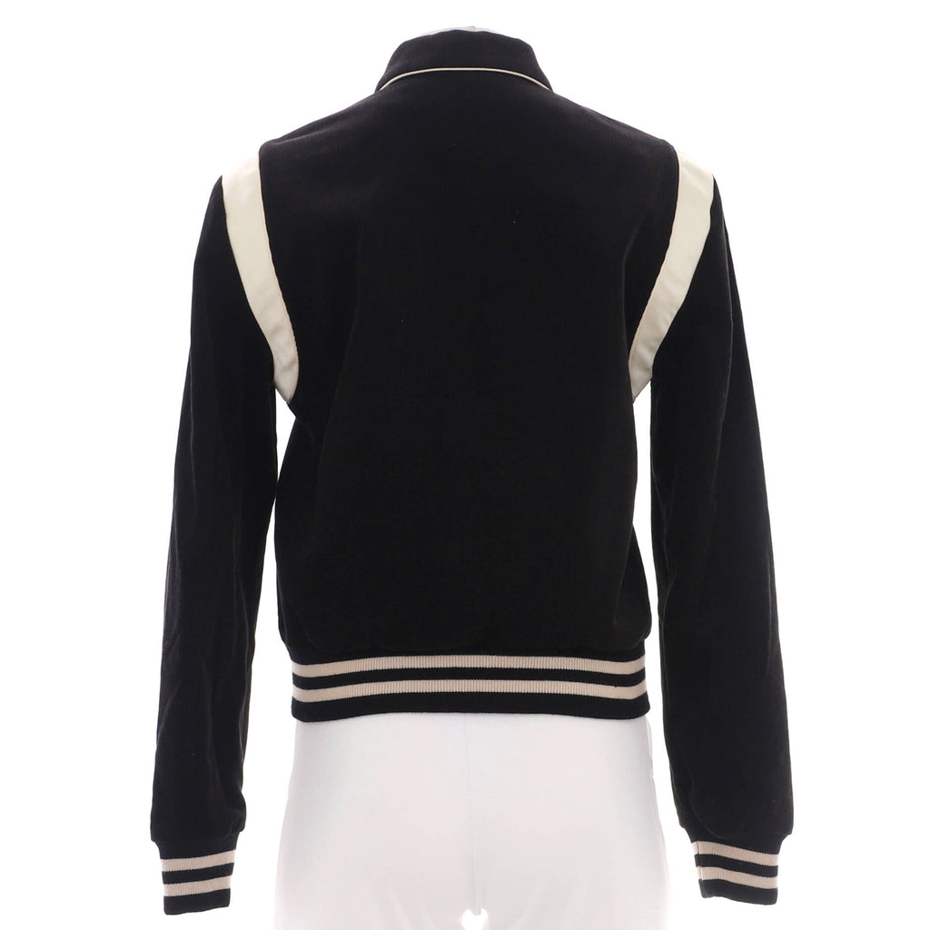 Button Up Bomber Jacket Cotton