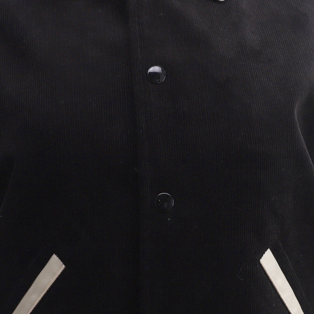 Button Up Bomber Jacket Cotton