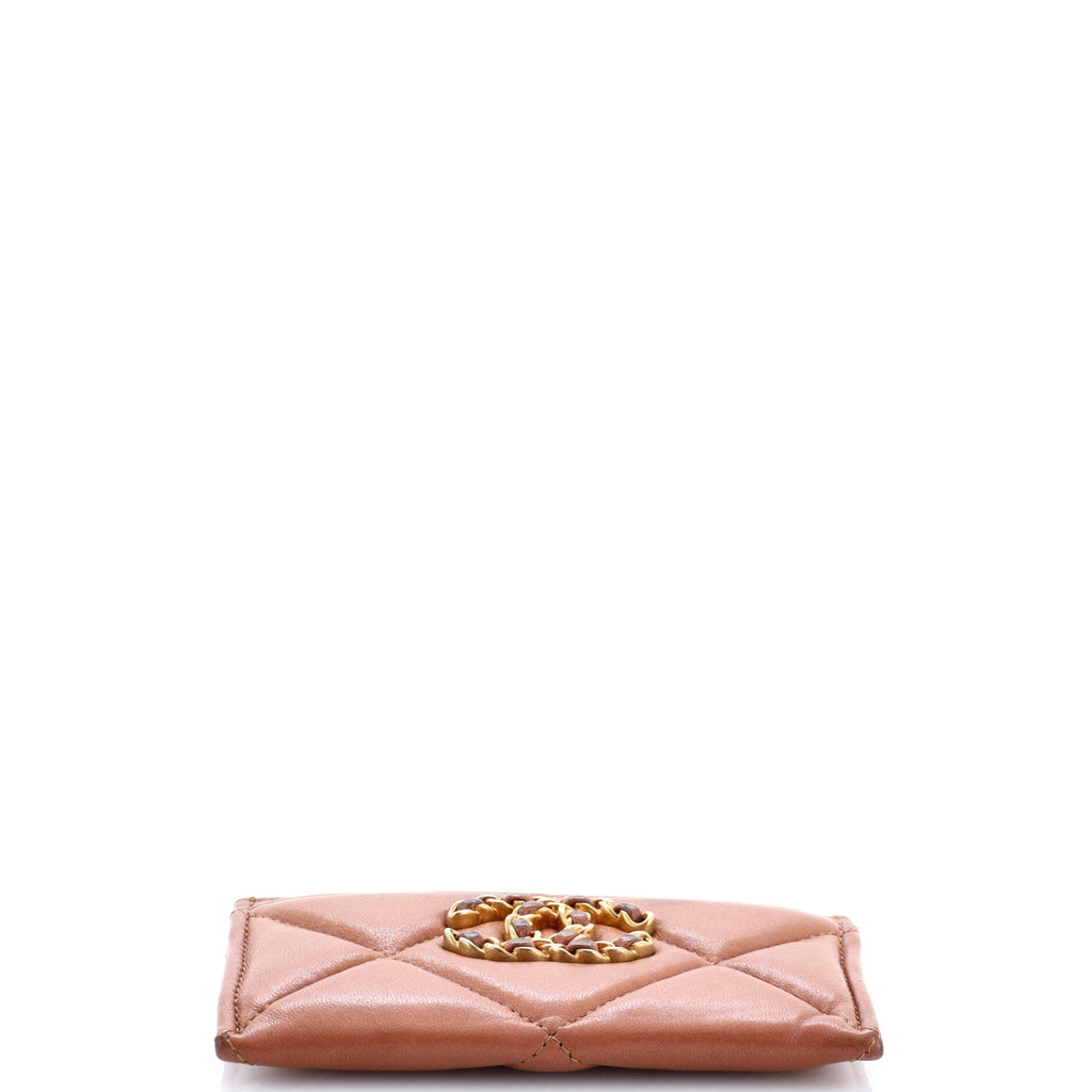 19 Card Holder Quilted Leather
