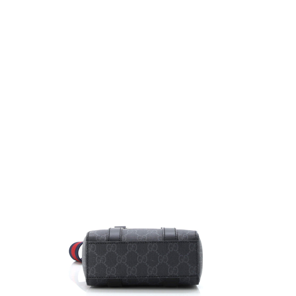 Convertible Web Open Tote GG Coated Canvas Mini