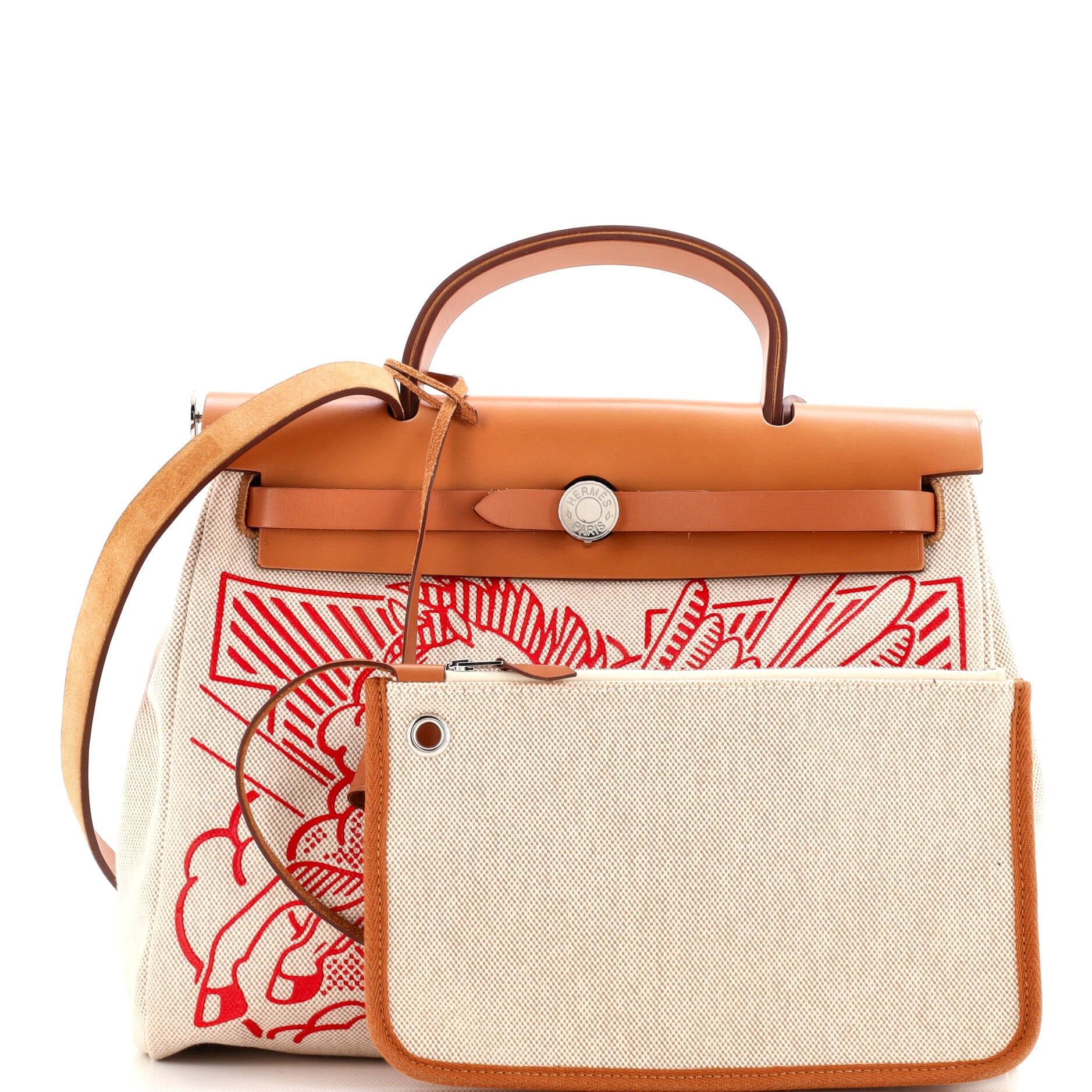 Herbag Zip Pegase Pop Toile and Leather 31