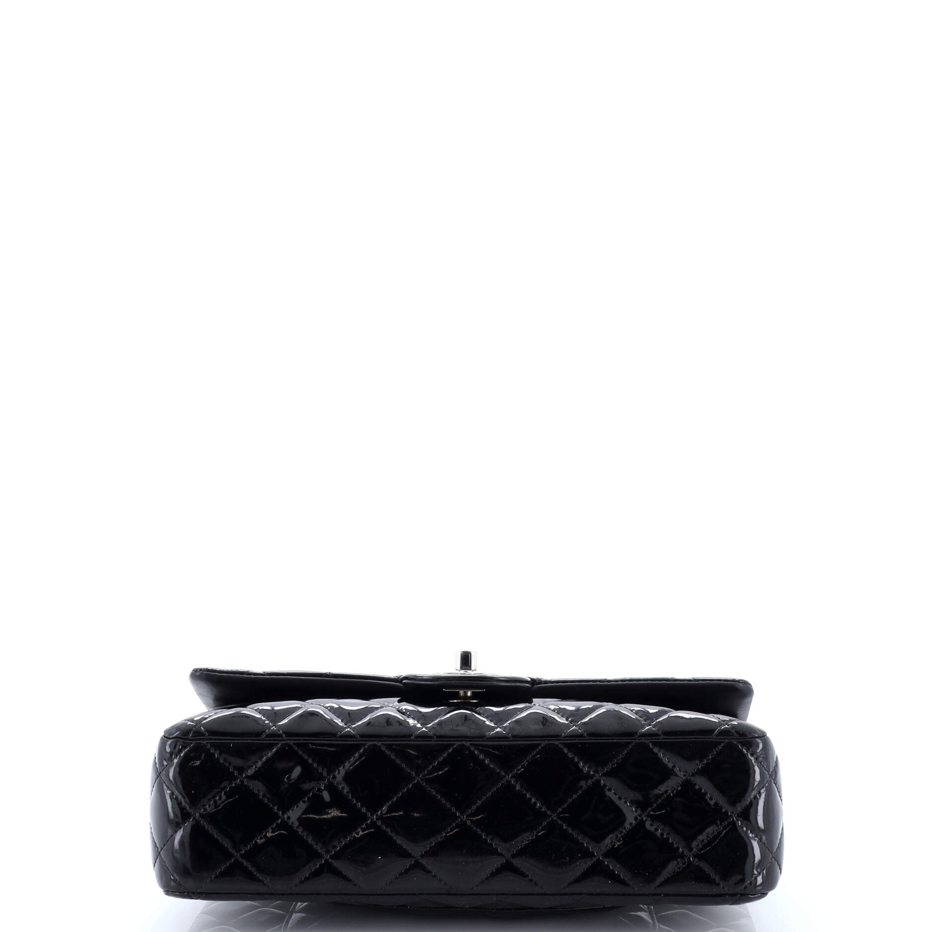 Classic Double Flap Bag Quilted Patent Medium
